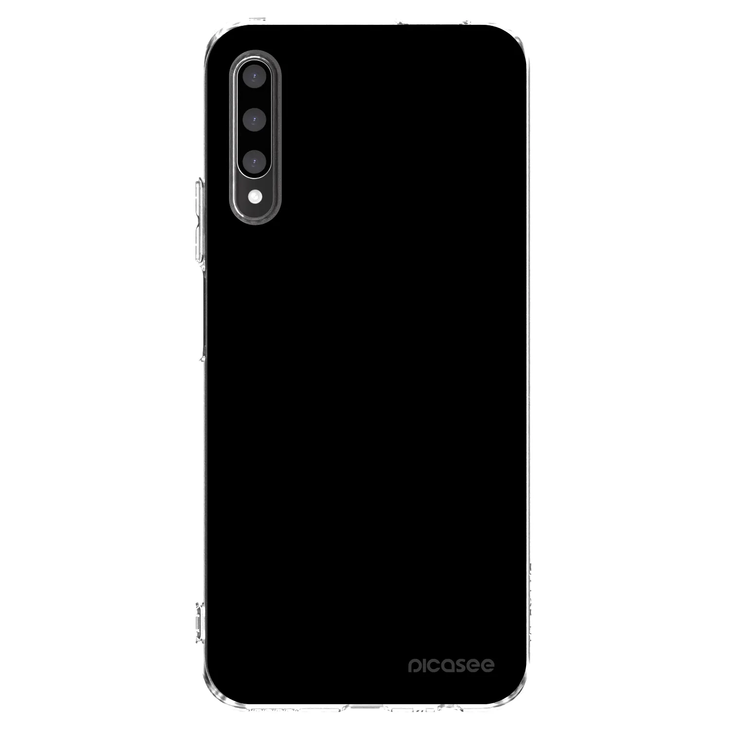 Picasee átlátszó szilikon tok az alábbi mobiltelefonokra Honor 9X Pro - Black Bliss