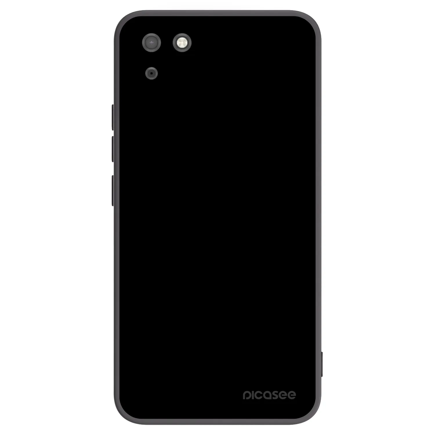 Picasee fekete szilikon tok az alábbi mobiltelefonokra Huawei Y5P - Black Bliss
