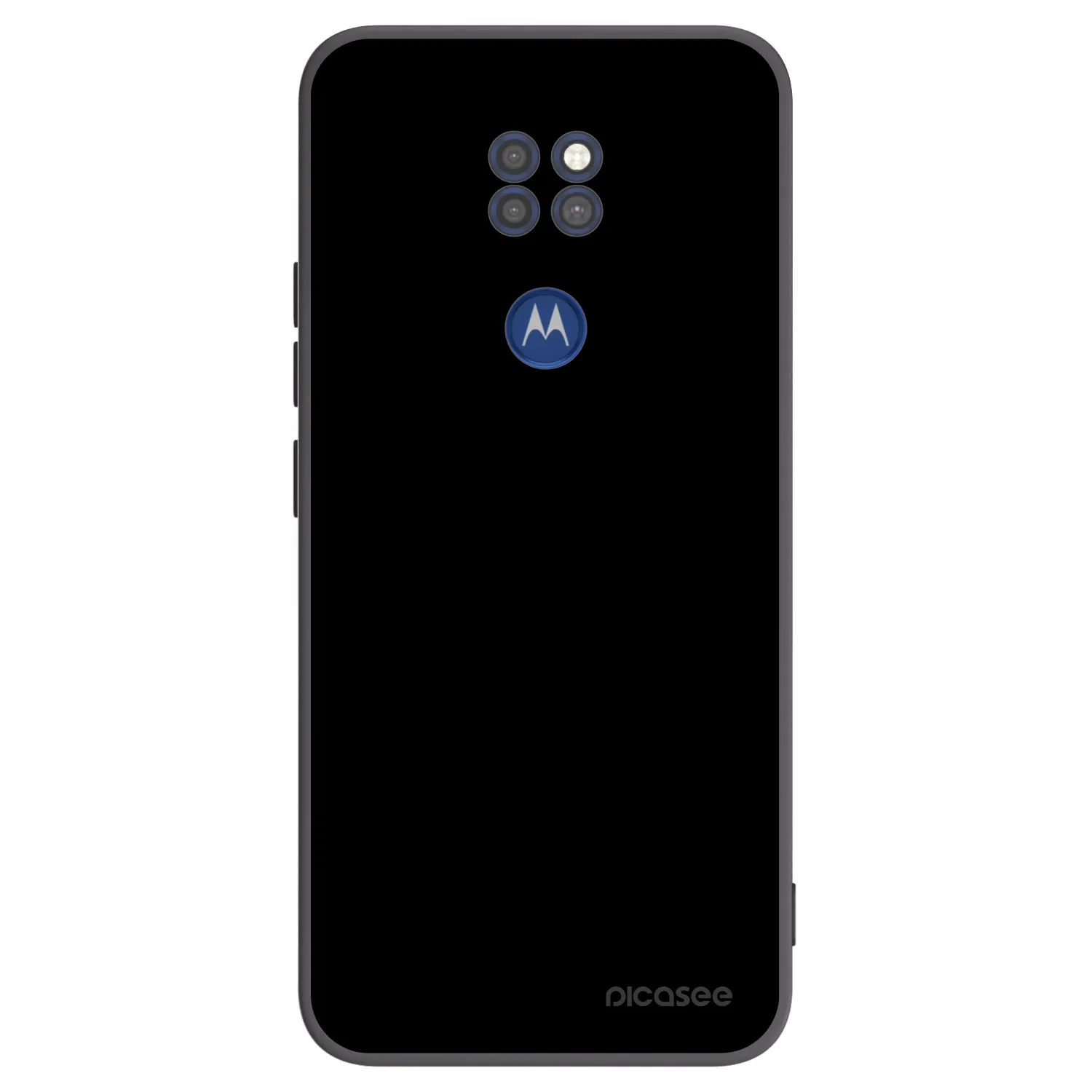 Picasee fekete szilikon tok az alábbi mobiltelefonokra Motorola Moto G9 Play - Black Bliss
