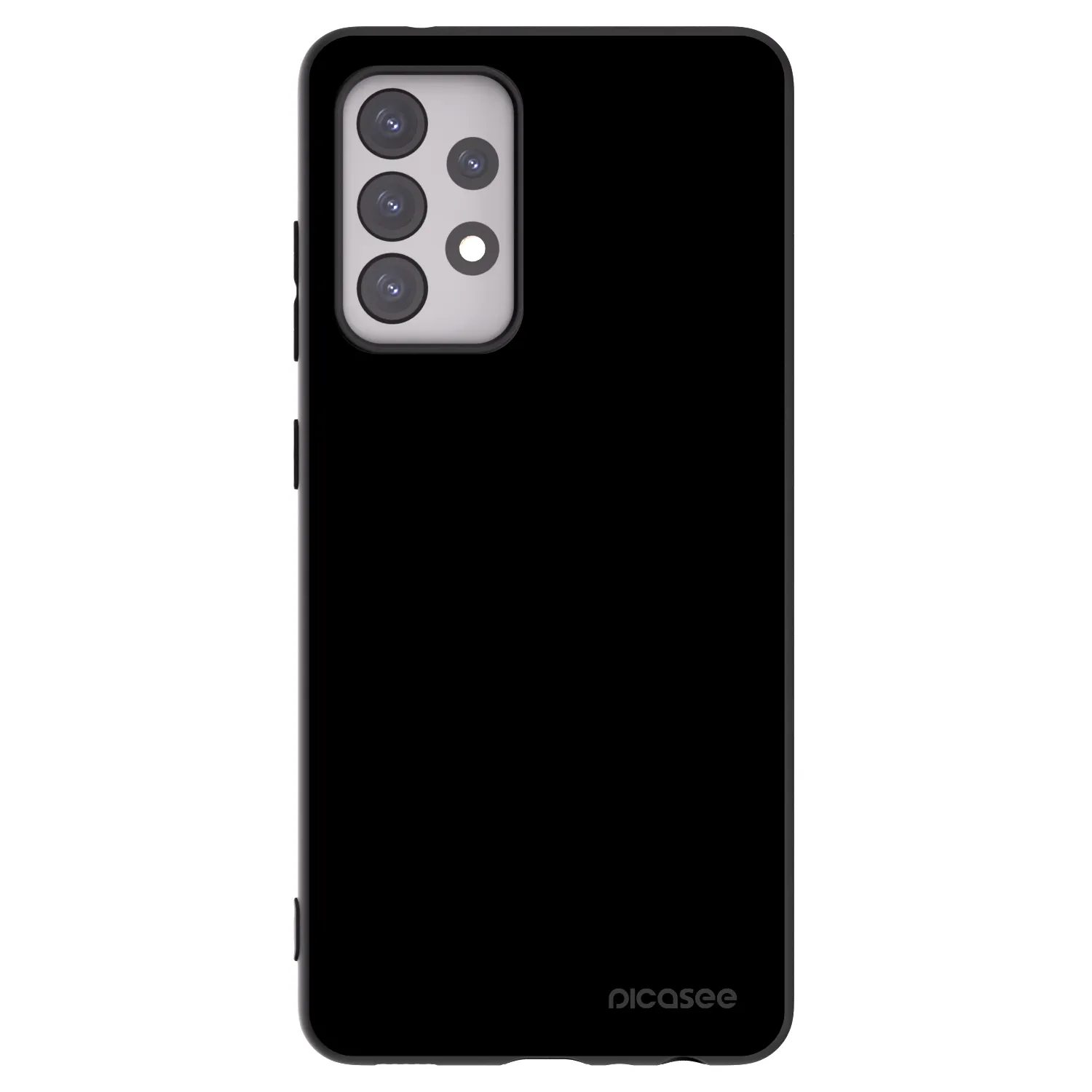 Picasee fekete szilikon tok az alábbi mobiltelefonokra Samsung Galaxy A52 5G A525F - Black Bliss