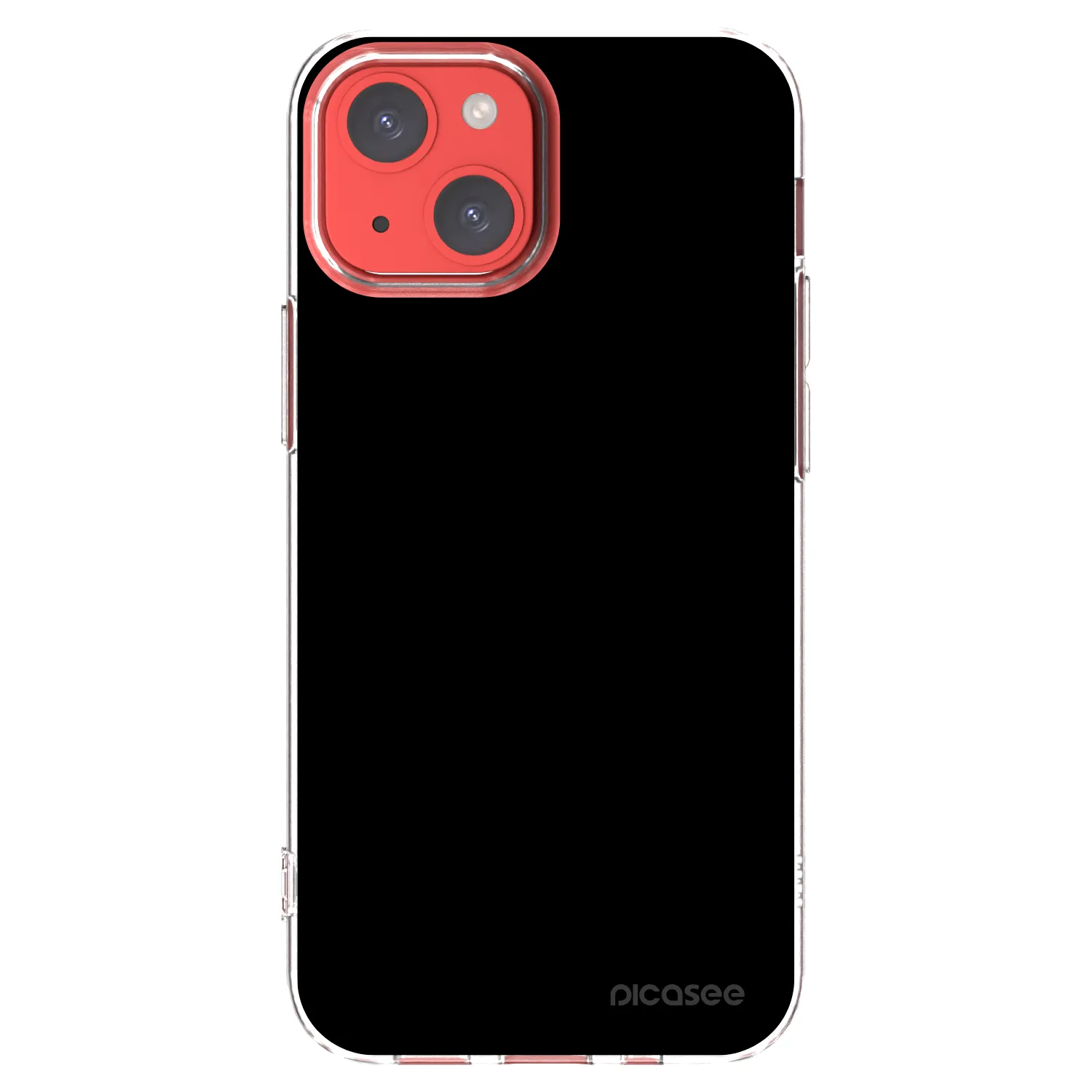 Picasee átlátszó szilikon tok az alábbi mobiltelefonokra Apple iPhone 13 mini - Black Bliss