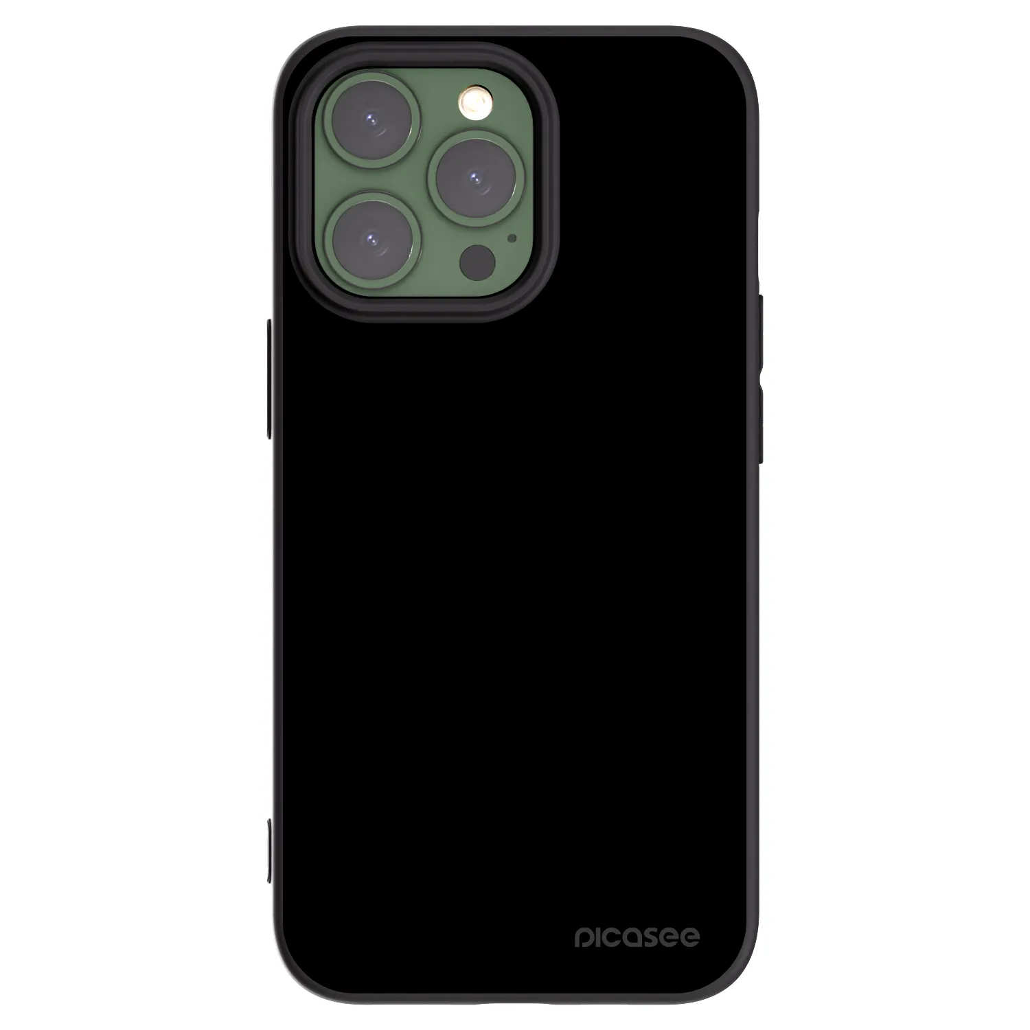 Picasee fekete szilikon tok az alábbi mobiltelefonokra Apple iPhone 13 Pro - Black Bliss