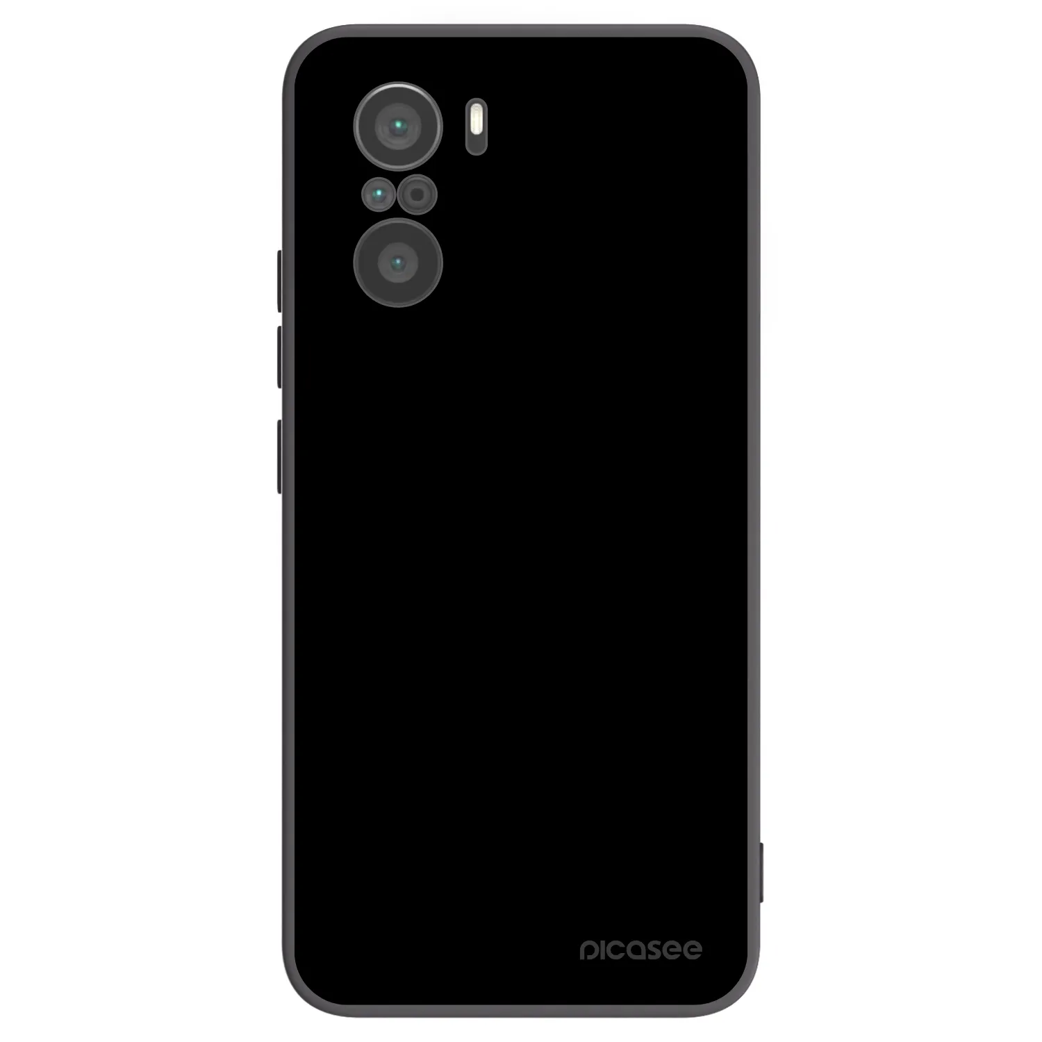 Picasee fekete szilikon tok az alábbi mobiltelefonokra Xiaomi Poco F3 - Black Bliss