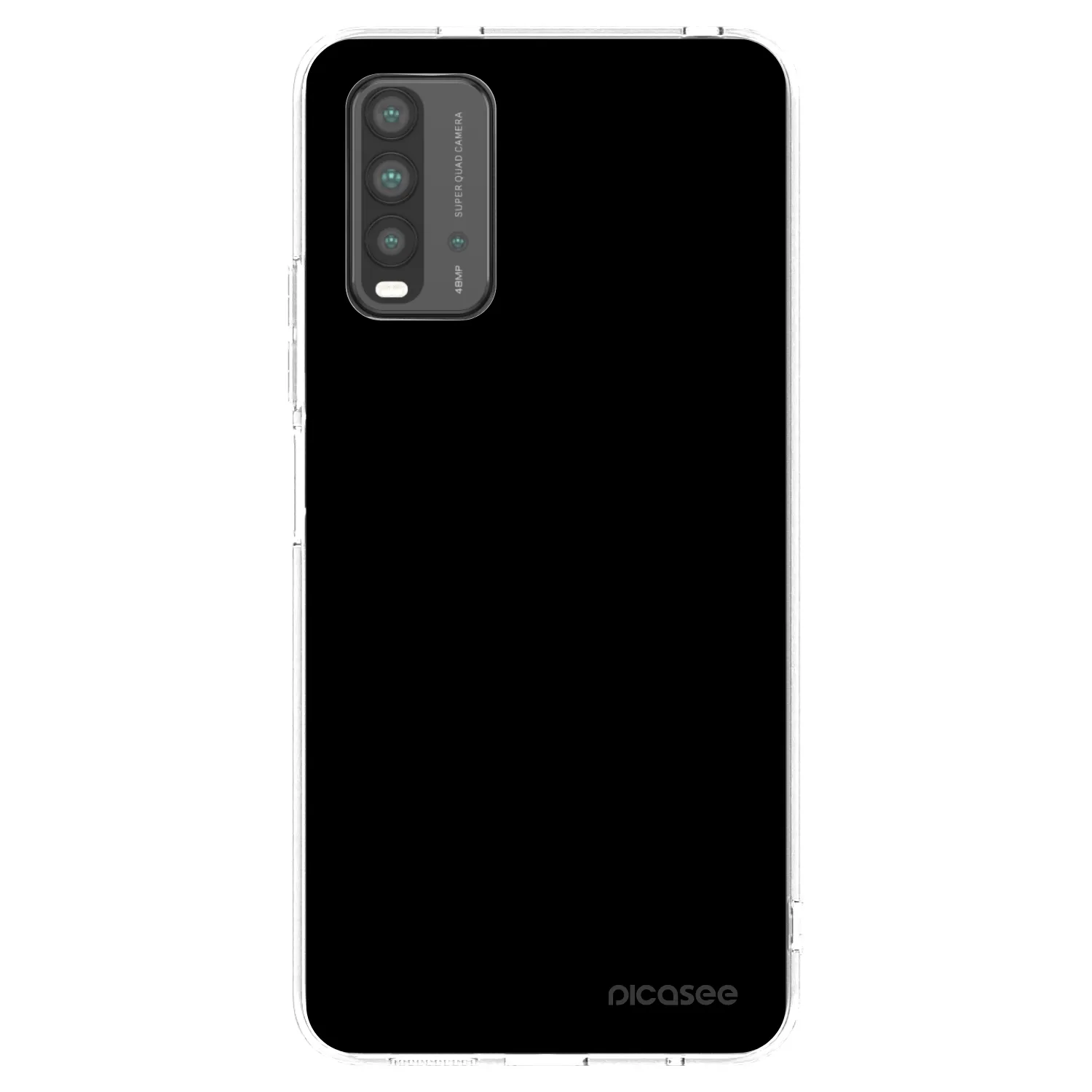 Picasee fekete szilikon tok az alábbi mobiltelefonokra Xiaomi Redmi 9T - Black Bliss