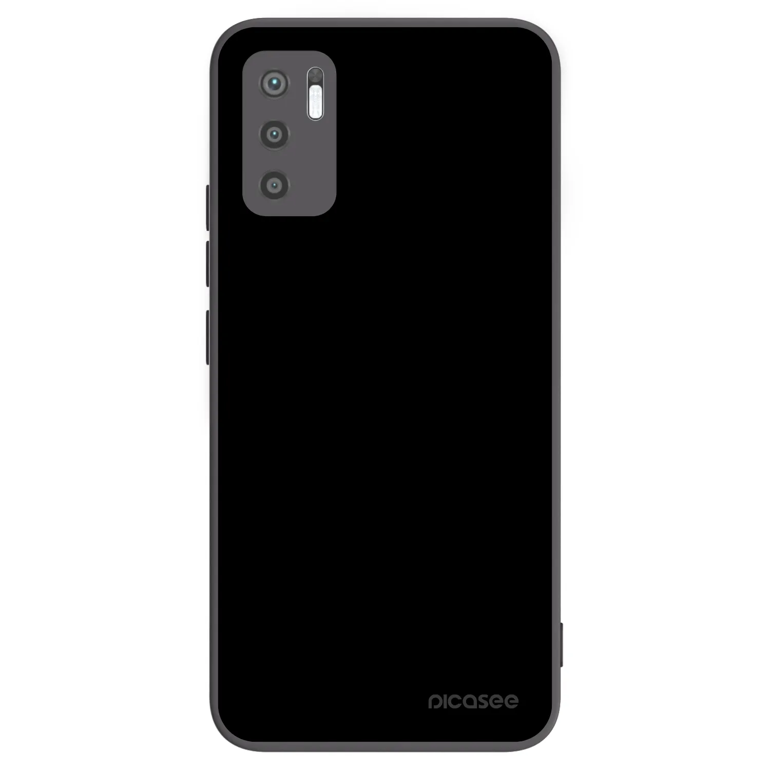 Picasee fekete szilikon tok az alábbi mobiltelefonokra Xiaomi Redmi Note 10 5G - Black Bliss