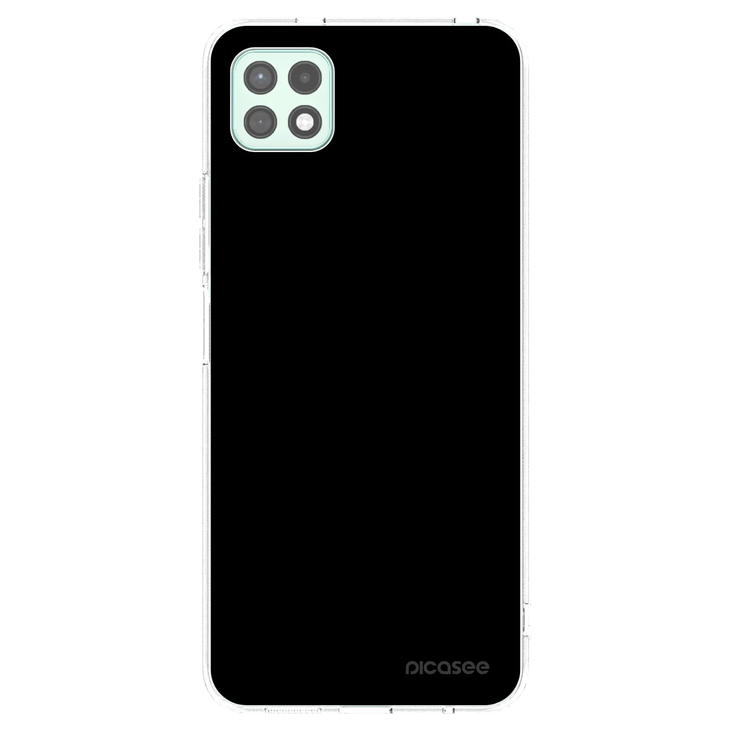 Picasee átlátszó szilikon tok az alábbi mobiltelefonokra Samsung Galaxy A22 A226B 5G - Black Bliss