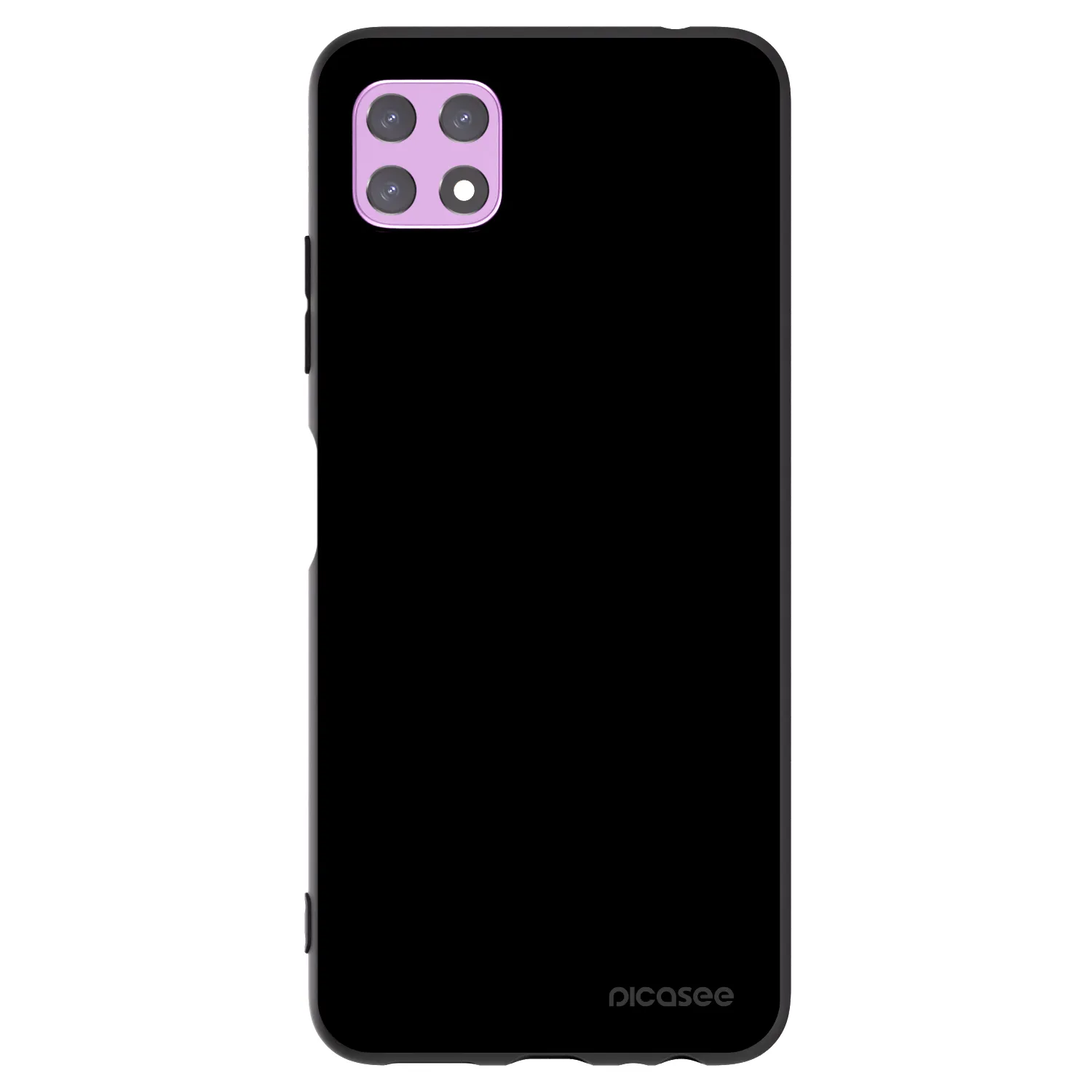 Picasee fekete szilikon tok az alábbi mobiltelefonokra Samsung Galaxy A22 A226B 5G - Black Bliss