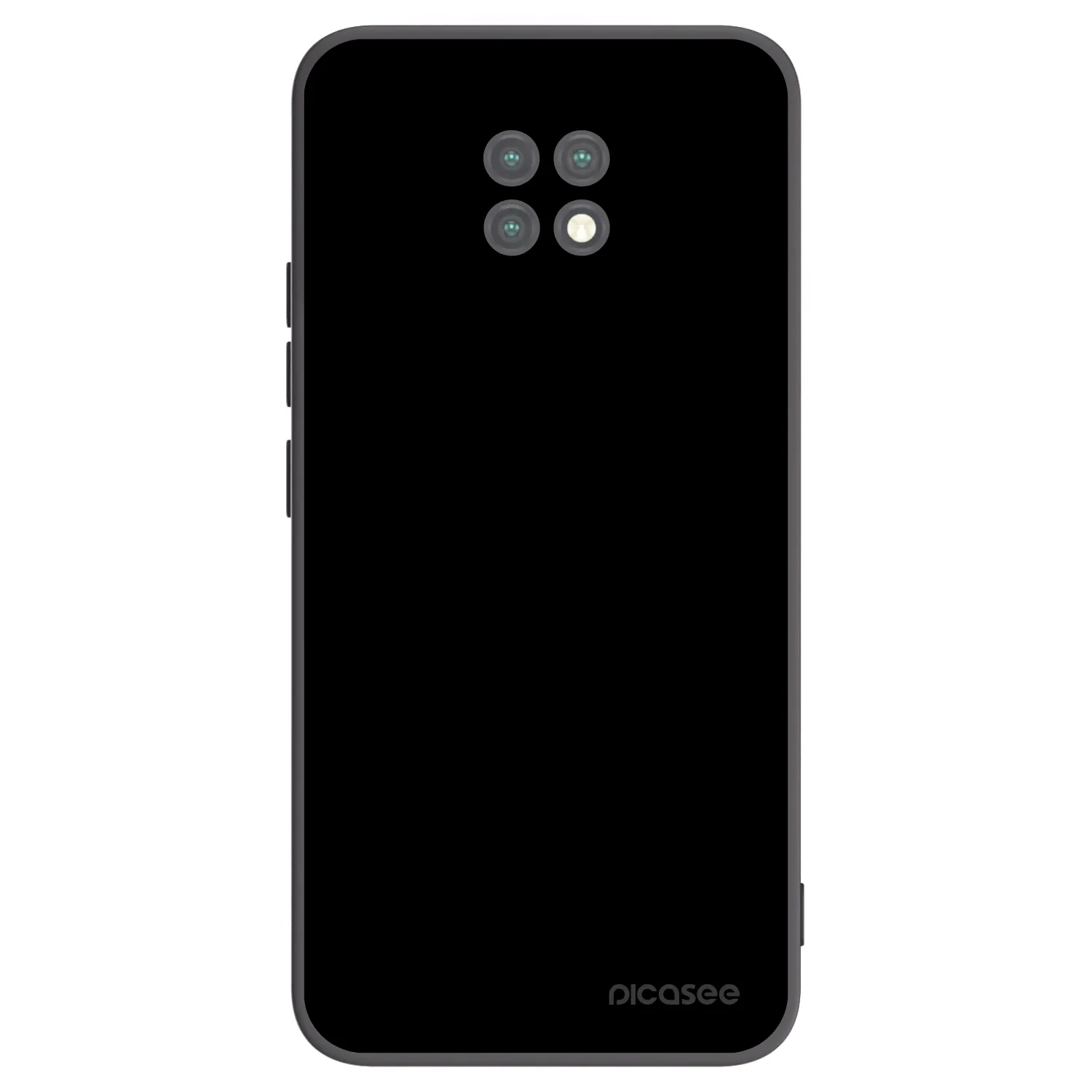Picasee fekete szilikon tok az alábbi mobiltelefonokra Xiaomi Redmi Note 9T - Black Bliss