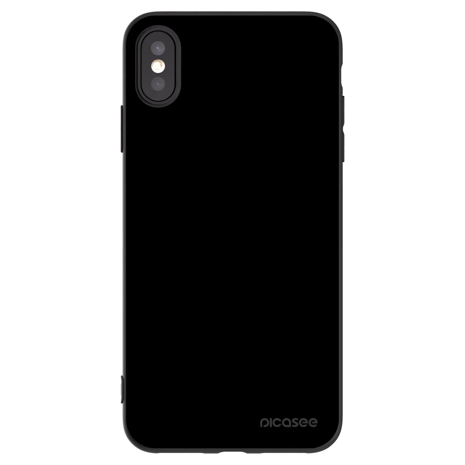 Picasee fekete szilikon tok az alábbi mobiltelefonokra Apple iPhone XS Max - Black Bliss