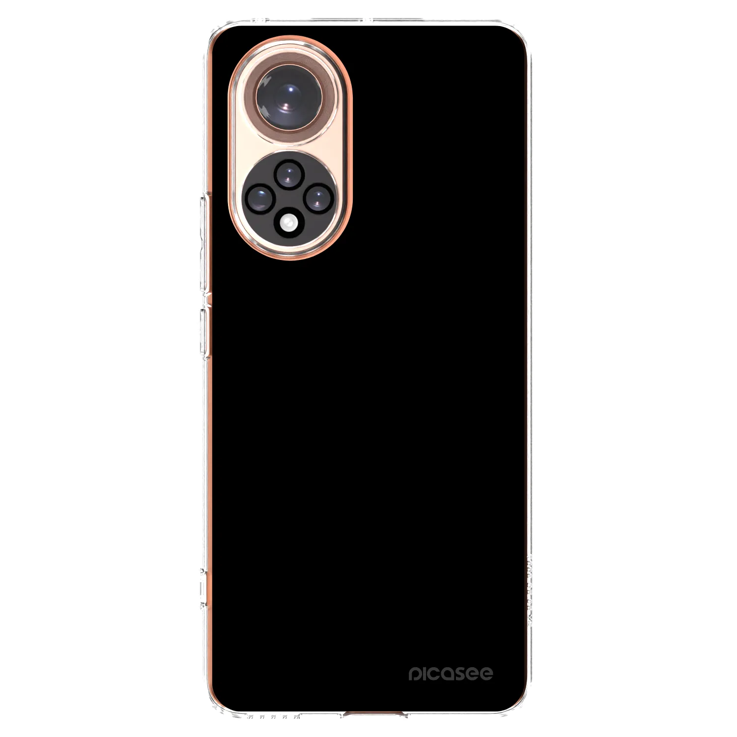 Picasee átlátszó szilikon tok az alábbi mobiltelefonokra Huawei Nova 9 - Black Bliss