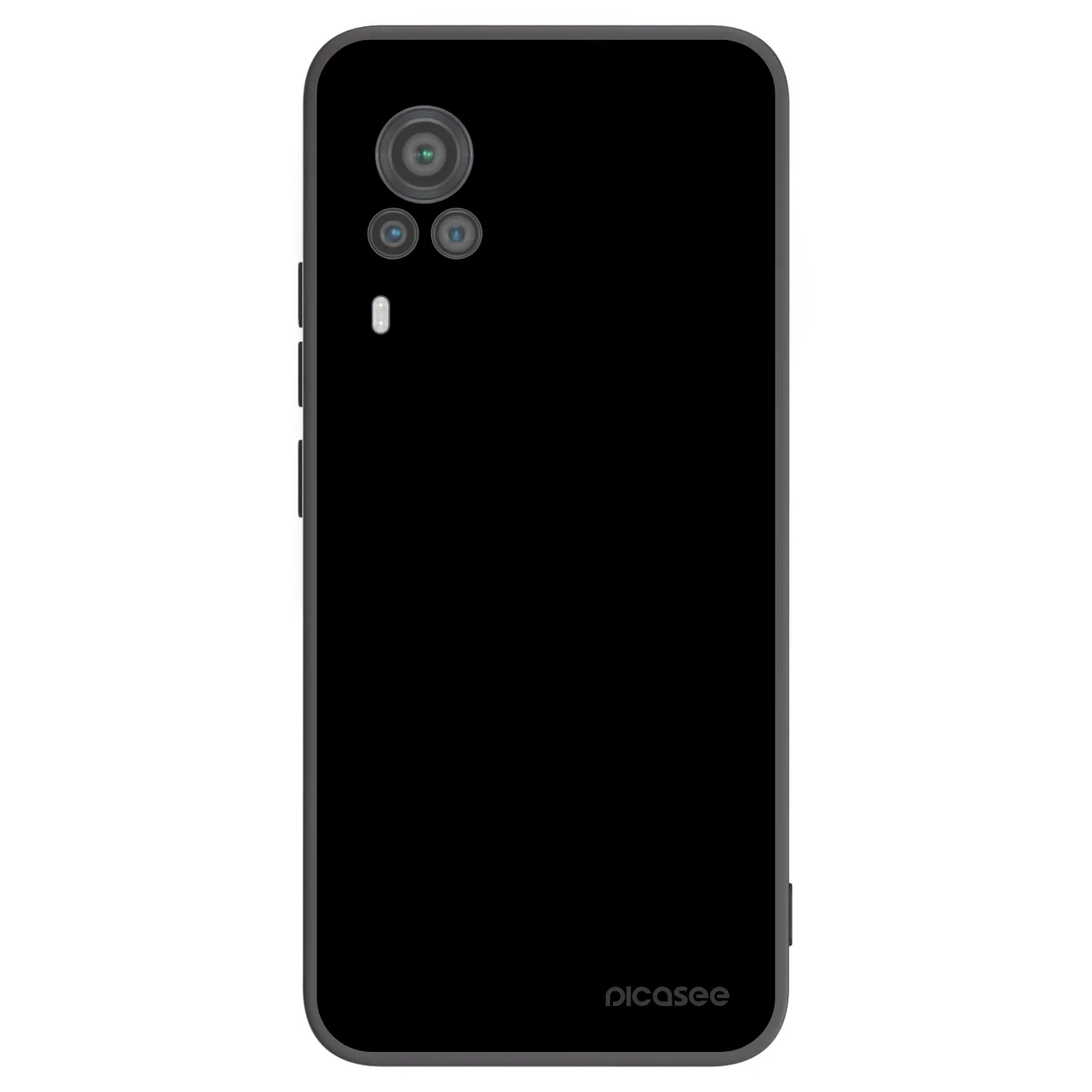 Picasee fekete szilikon tok az alábbi mobiltelefonokra Vivo X60 Pro 5G - Black Bliss