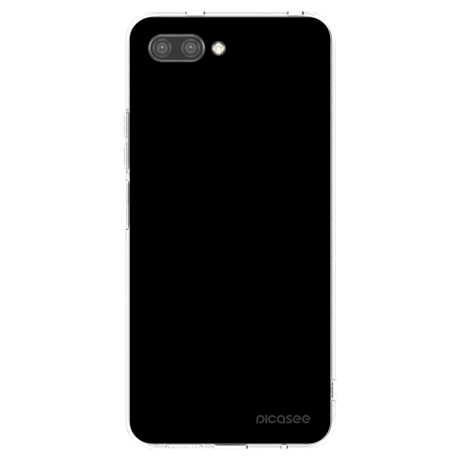 Picasee átlátszó szilikon tok az alábbi mobiltelefonokra Honor 10 - Black Bliss