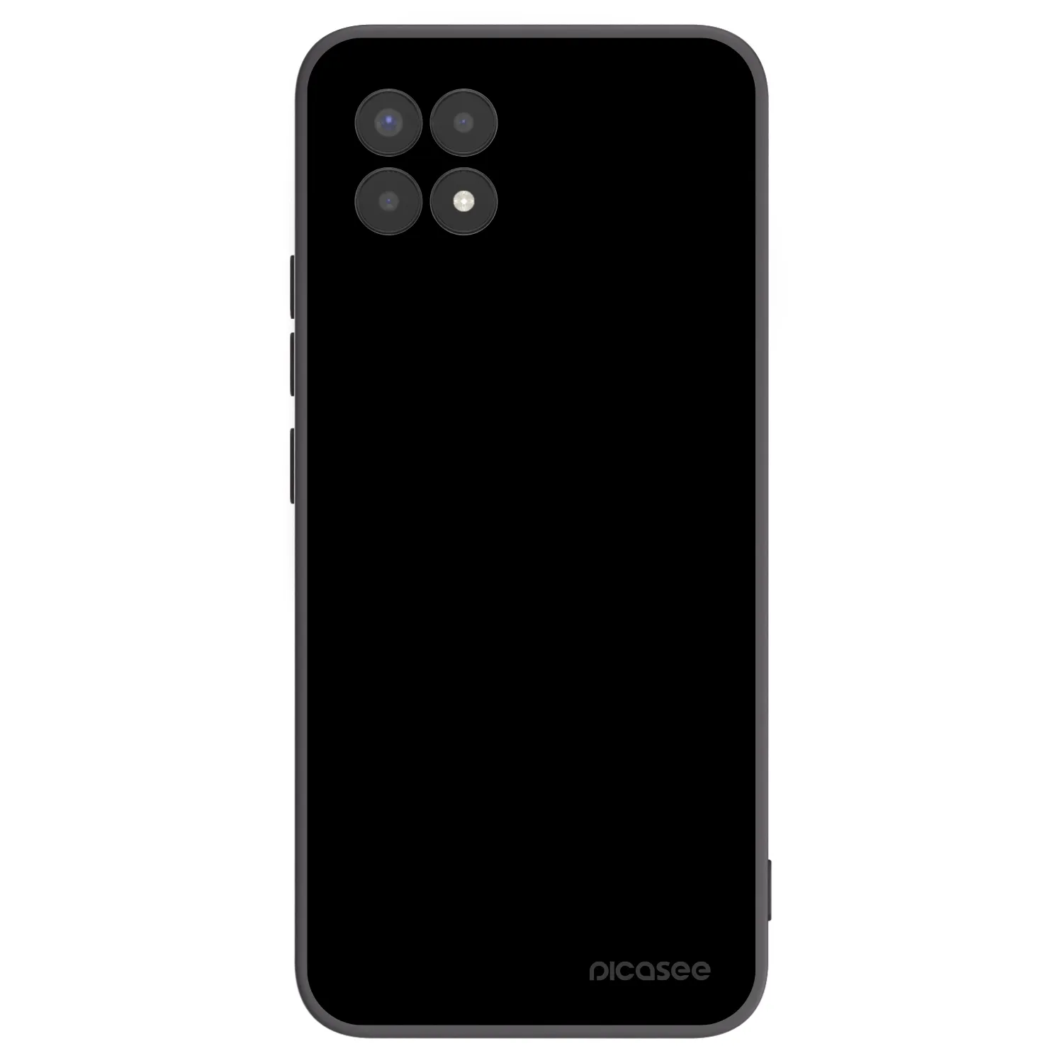 Picasee fekete szilikon tok az alábbi mobiltelefonokra Realme 8i - Black Bliss