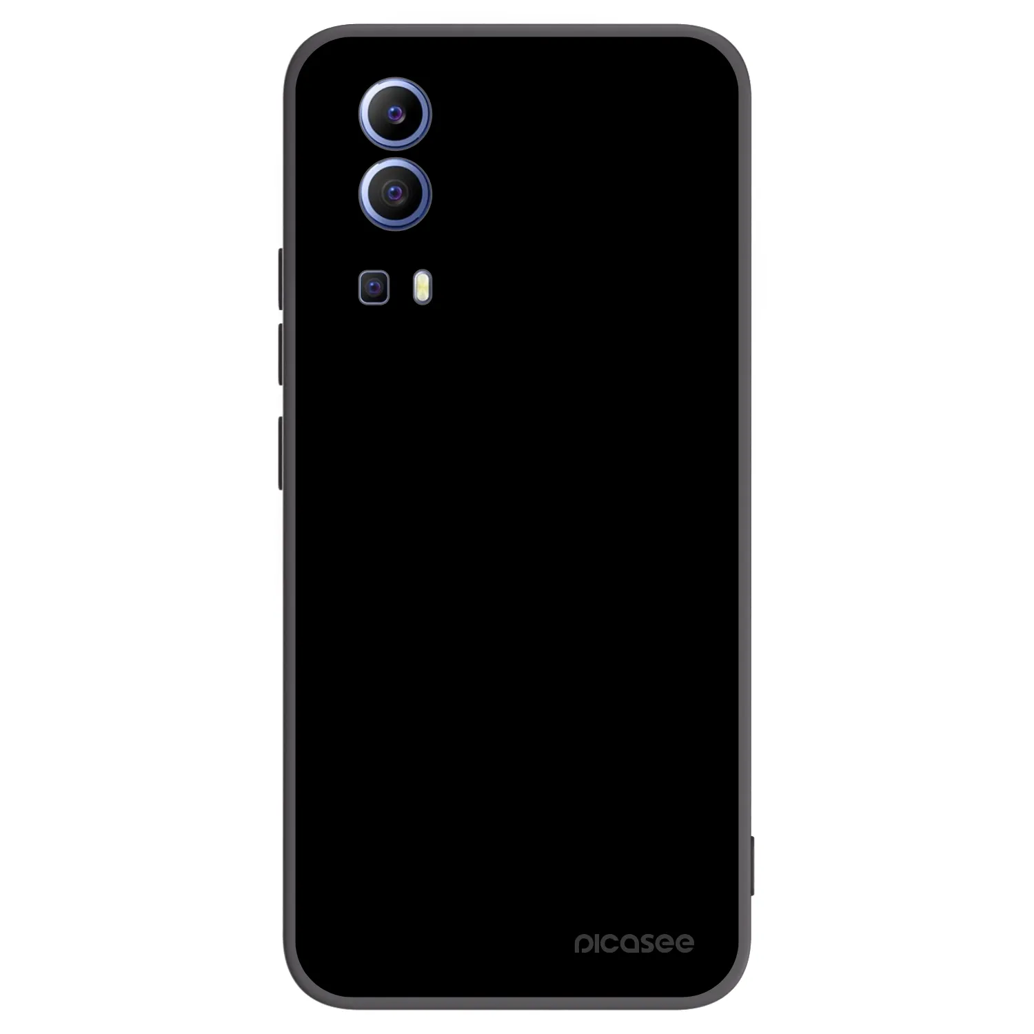 Picasee fekete szilikon tok az alábbi mobiltelefonokra Vivo Y52 5G - Black Bliss