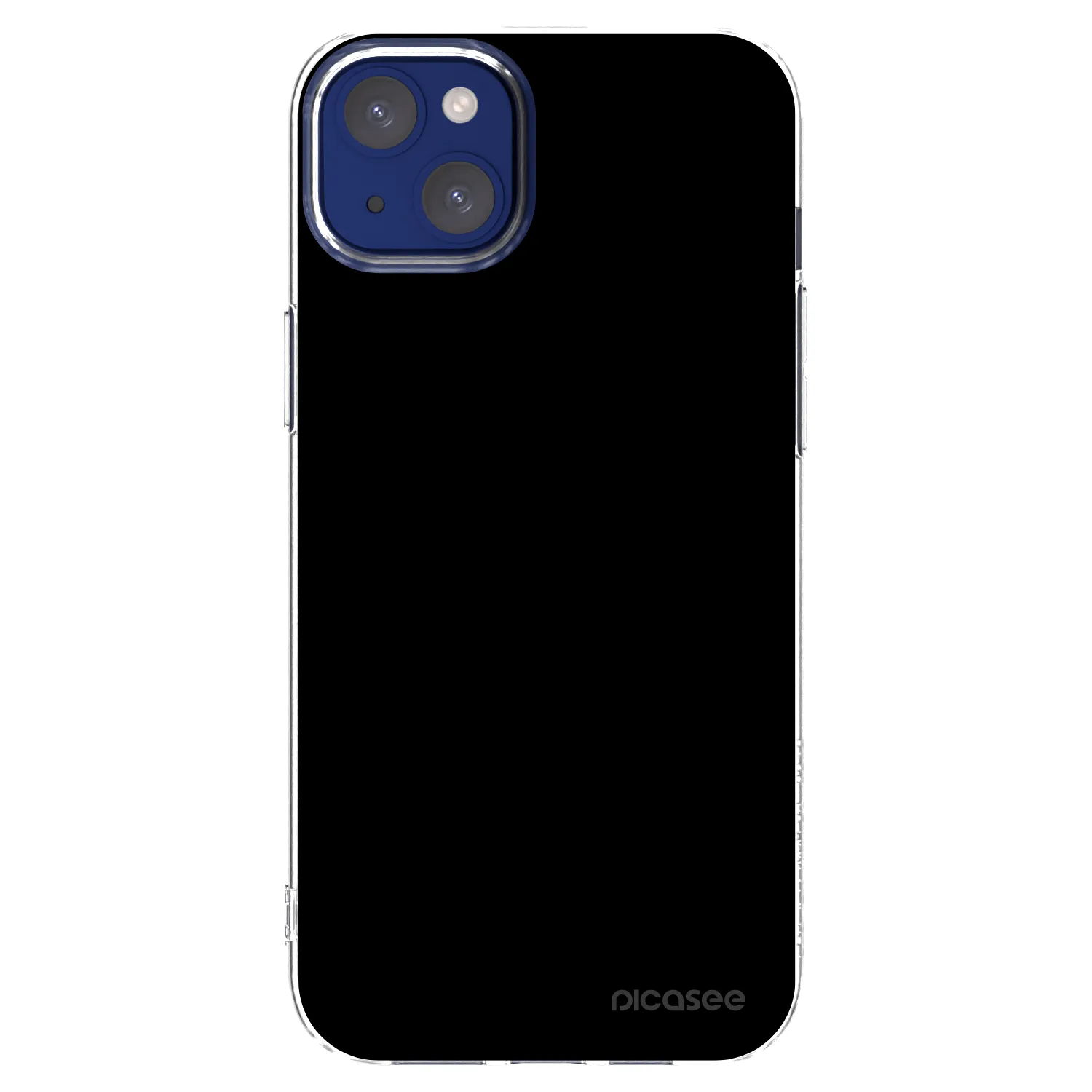 Picasee átlátszó szilikon tok az alábbi mobiltelefonokra Apple iPhone 14 Plus - Black Bliss