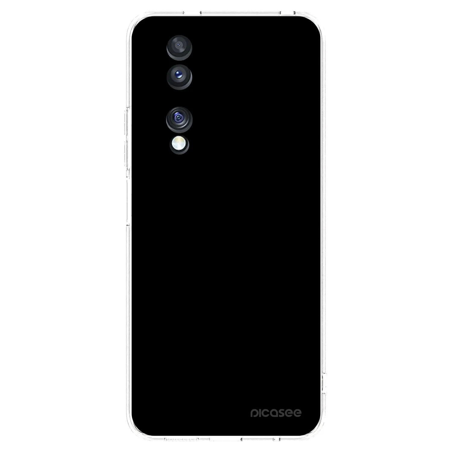 Picasee átlátszó szilikon tok az alábbi mobiltelefonokra Honor 70 - Black Bliss