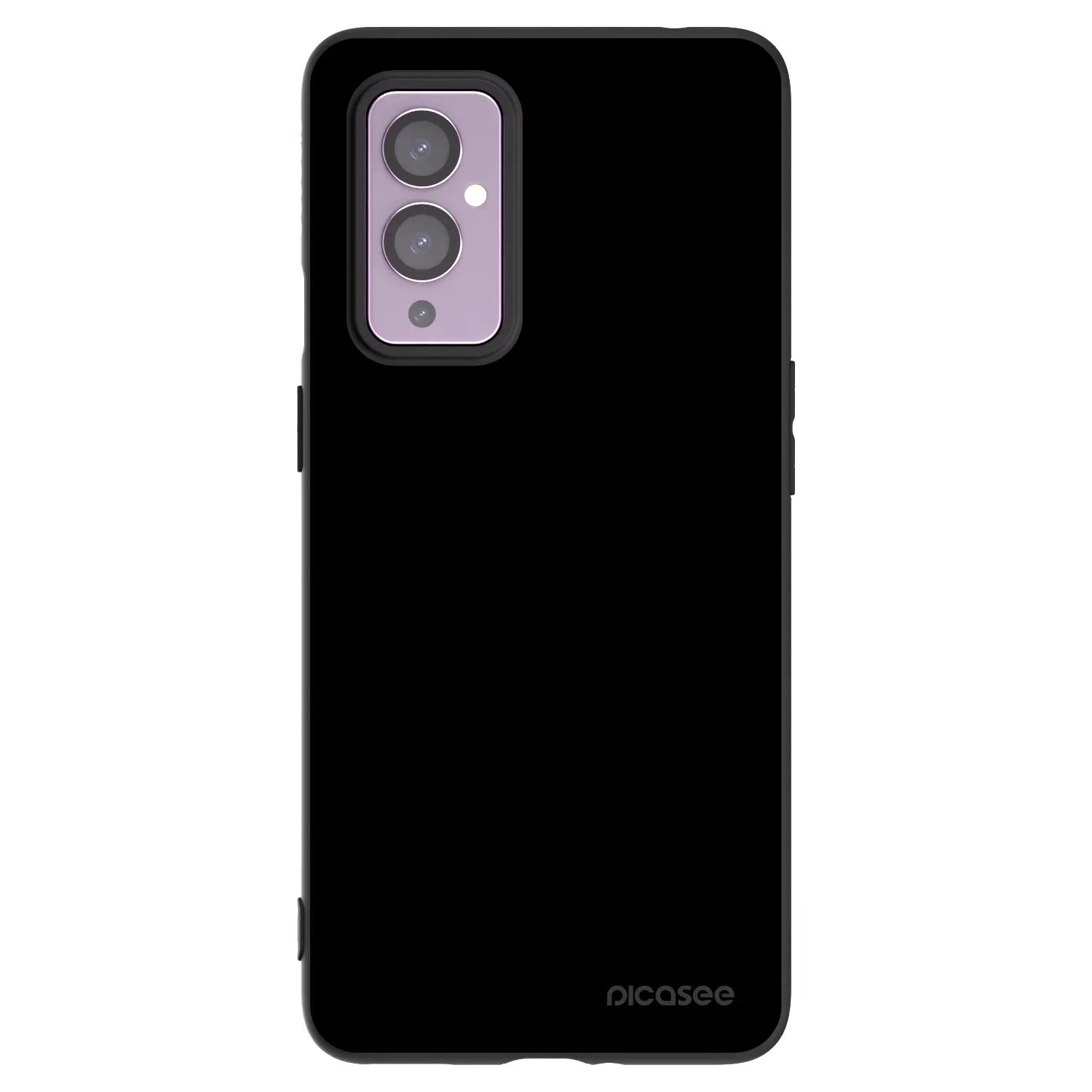 Picasee fekete szilikon tok az alábbi mobiltelefonokra OnePlus 9 - Black Bliss