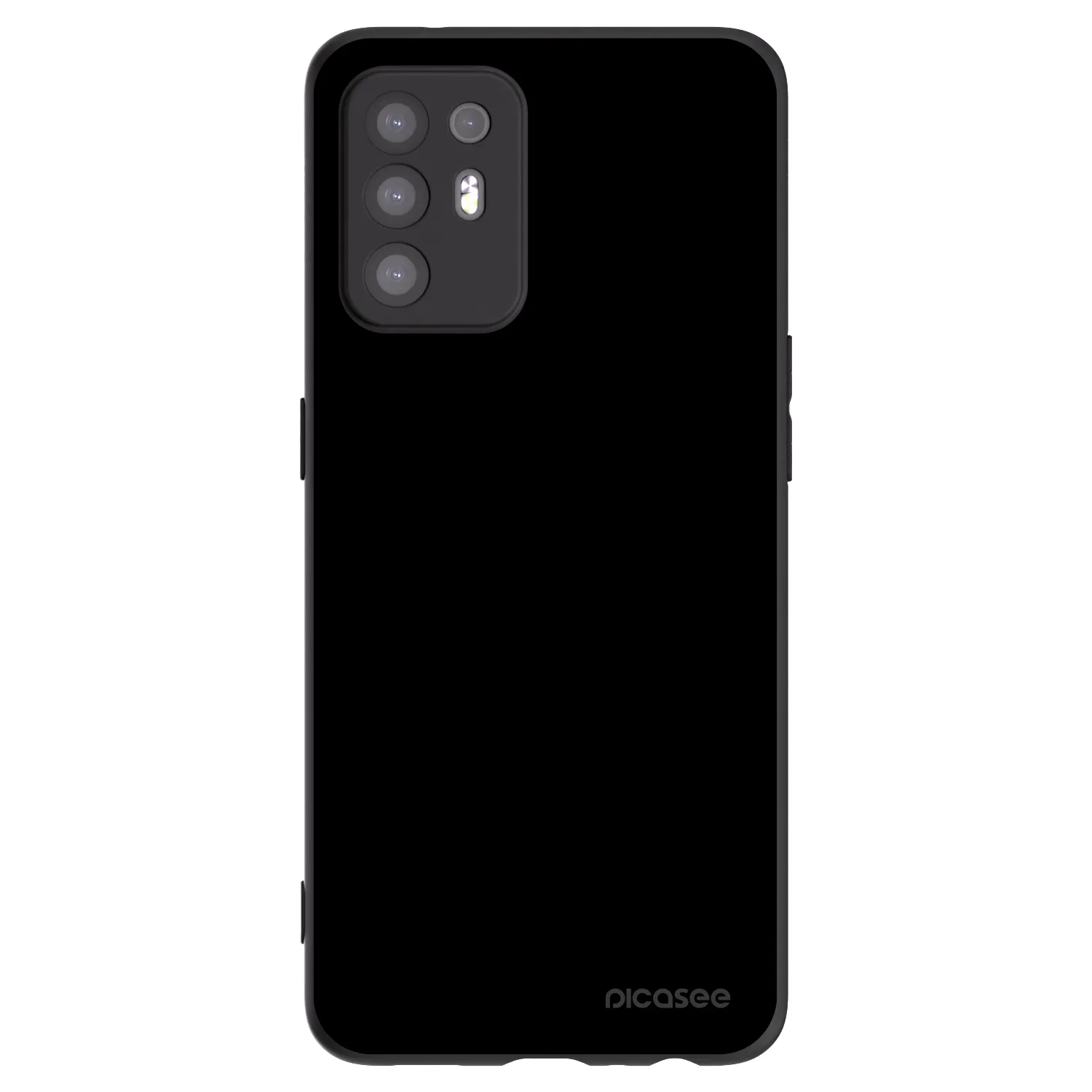 Picasee fekete szilikon tok az alábbi mobiltelefonokra OPPO A94 5G - Black Bliss