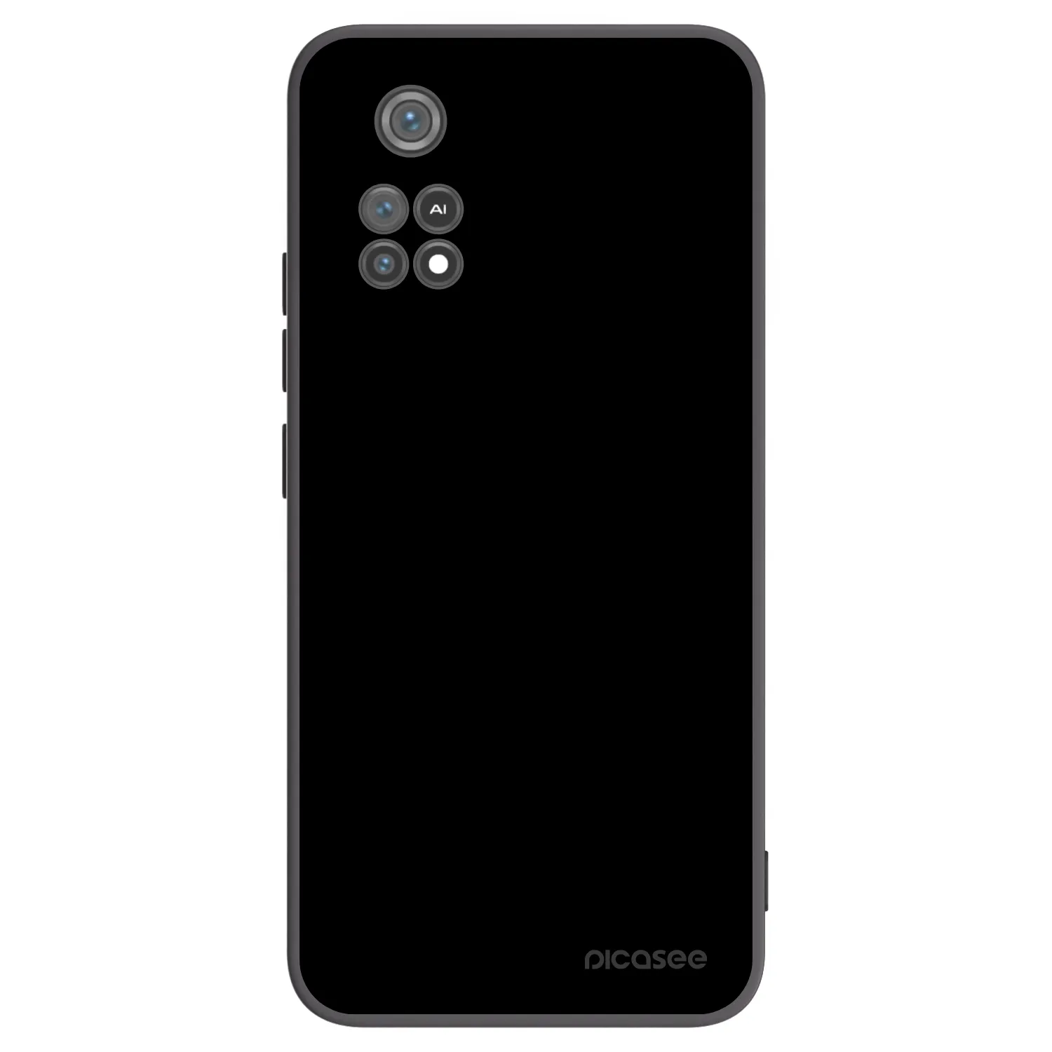 Picasee fekete szilikon tok az alábbi mobiltelefonokra Xiaomi Poco M4 Pro - Black Bliss