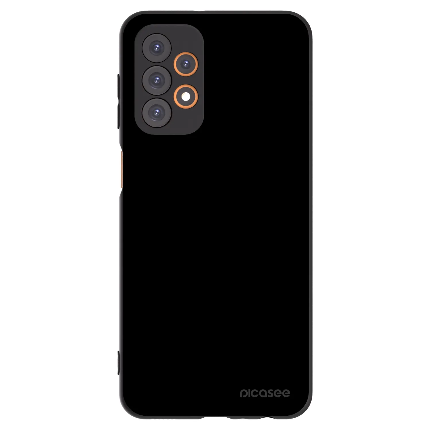 Picasee fekete szilikon tok az alábbi mobiltelefonokra Samsung Galaxy A23 A236B 5G - Black Bliss