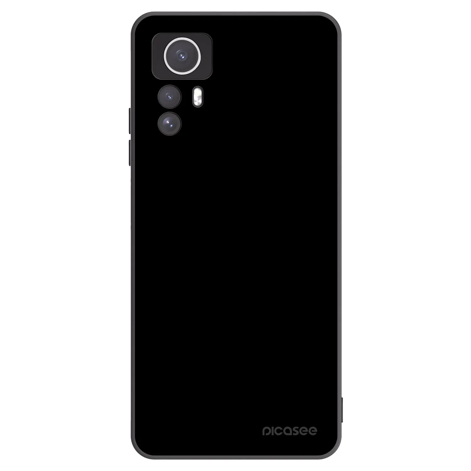 Picasee fekete szilikon tok az alábbi mobiltelefonokra Xiaomi Redmi Note 12S - Black Bliss