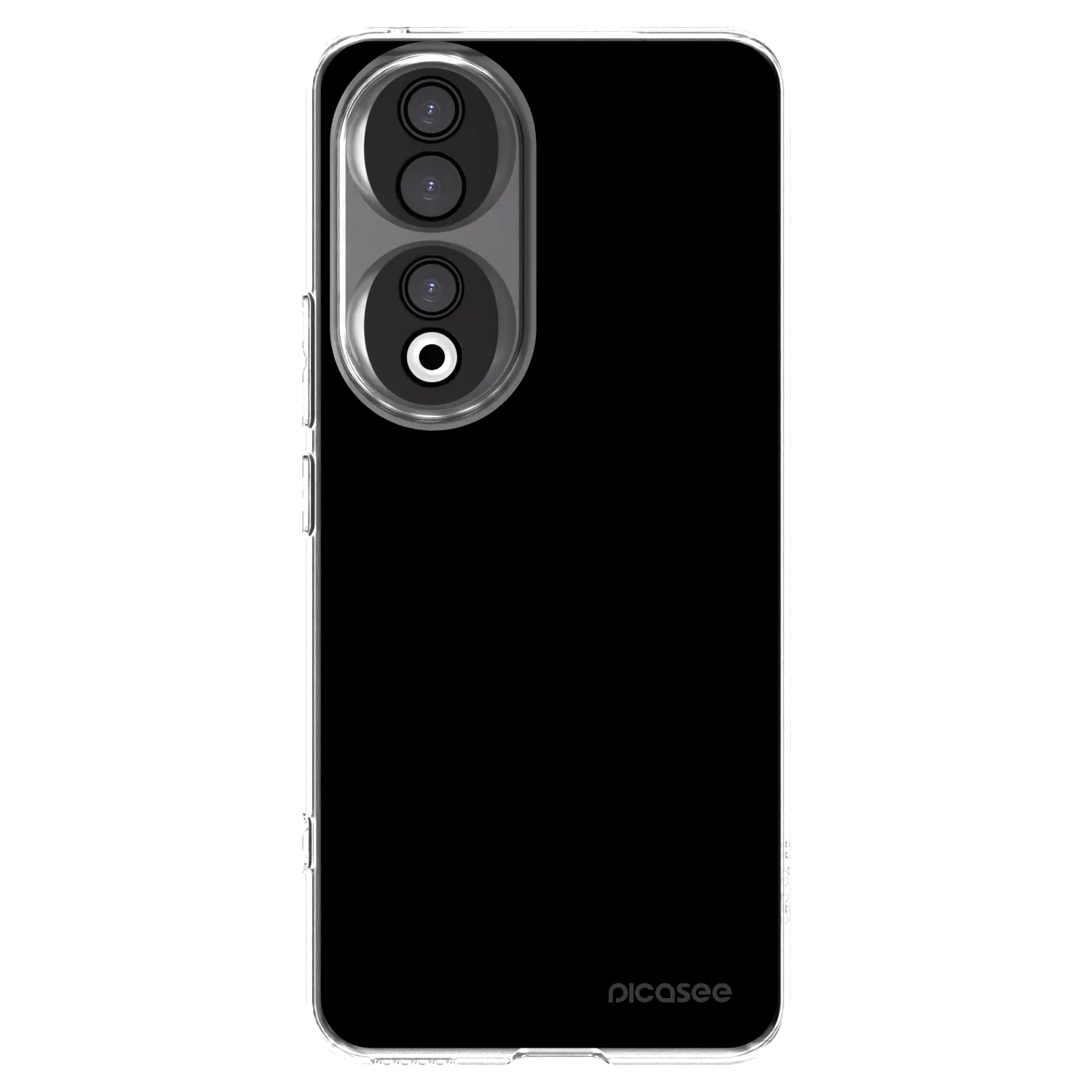 Picasee átlátszó szilikon tok az alábbi mobiltelefonokra Honor 90 5G - Black Bliss