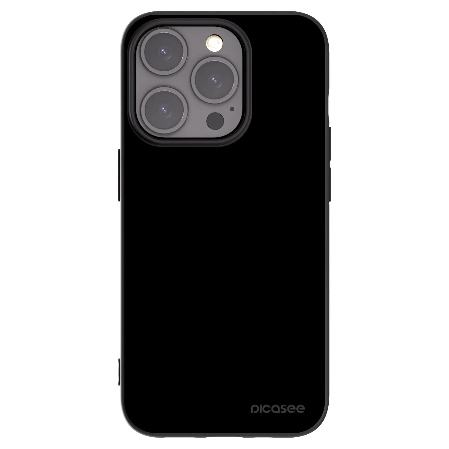 Picasee fekete szilikon tok az alábbi mobiltelefonokra Apple iPhone 15 Pro - Black Bliss