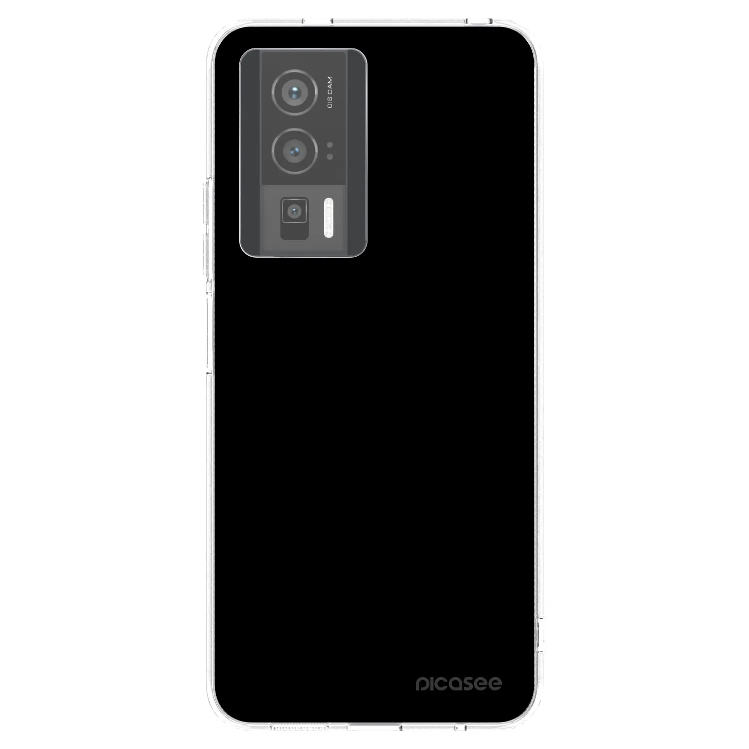 Picasee átlátszó szilikon tok az alábbi mobiltelefonokra Xiaomi Poco F5 Pro 5G - Black Bliss