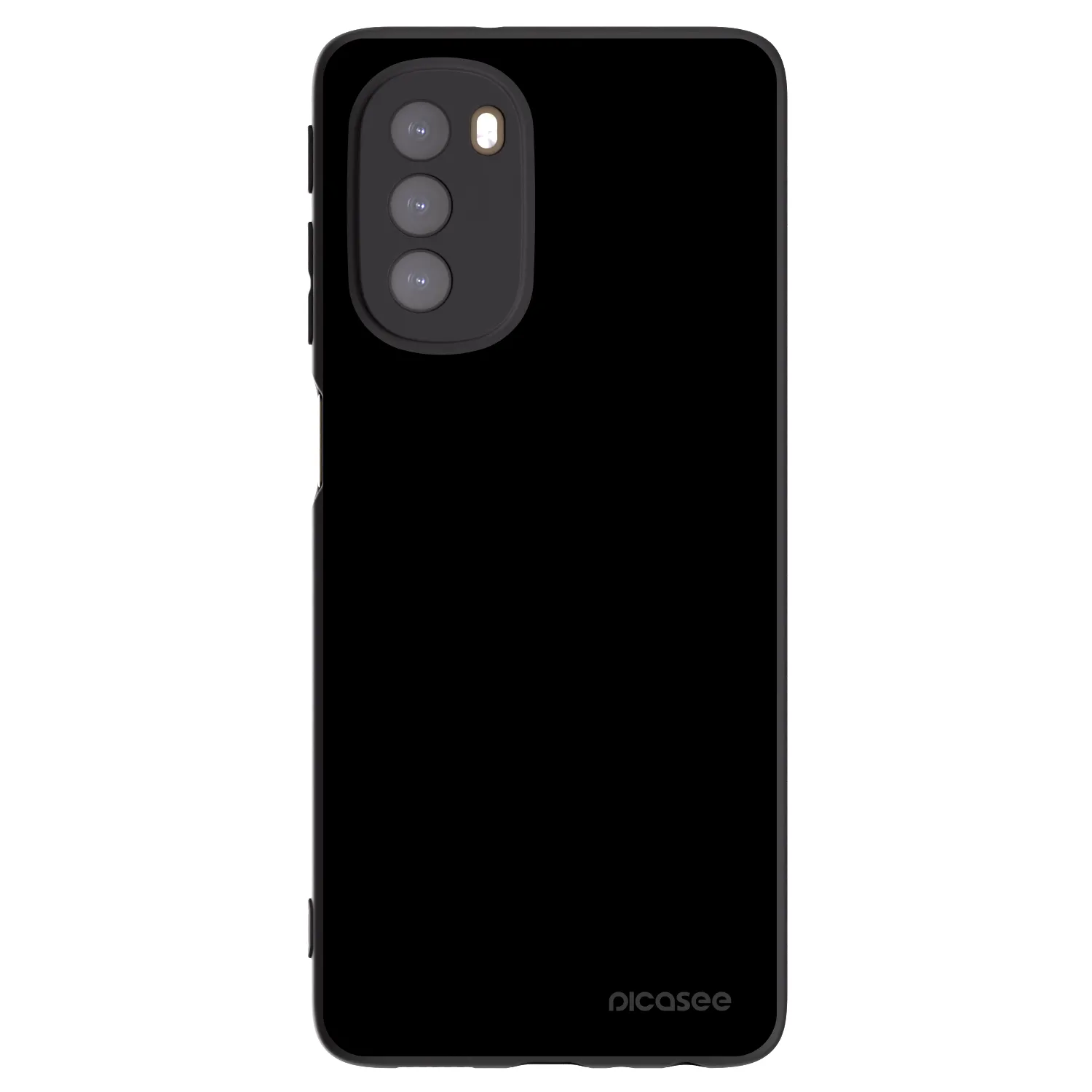 Picasee fekete szilikon tok az alábbi mobiltelefonokra Motorola Moto G51 - Black Bliss