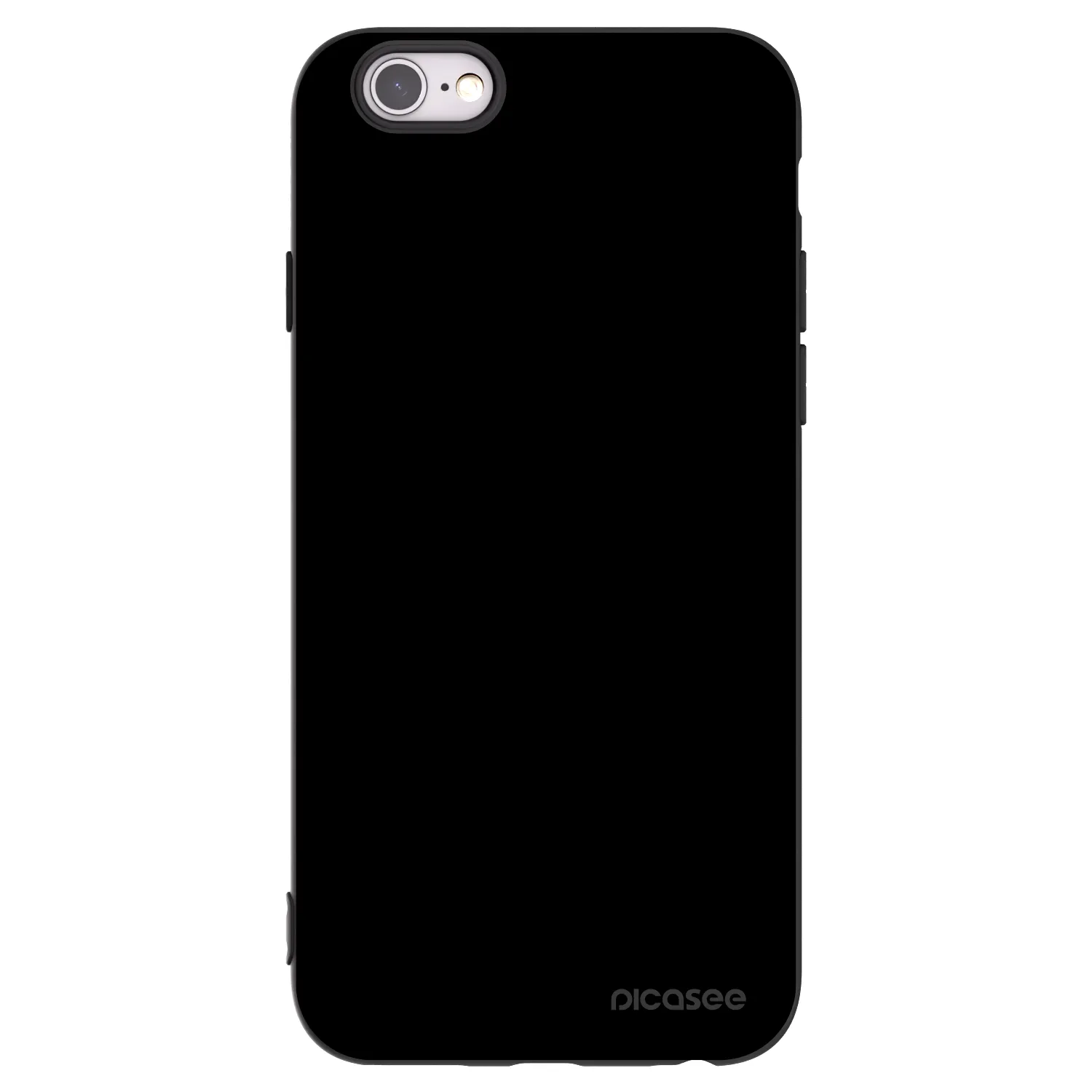 Picasee fekete szilikon tok az alábbi mobiltelefonokra Apple iPhone 6/6S - Black Bliss