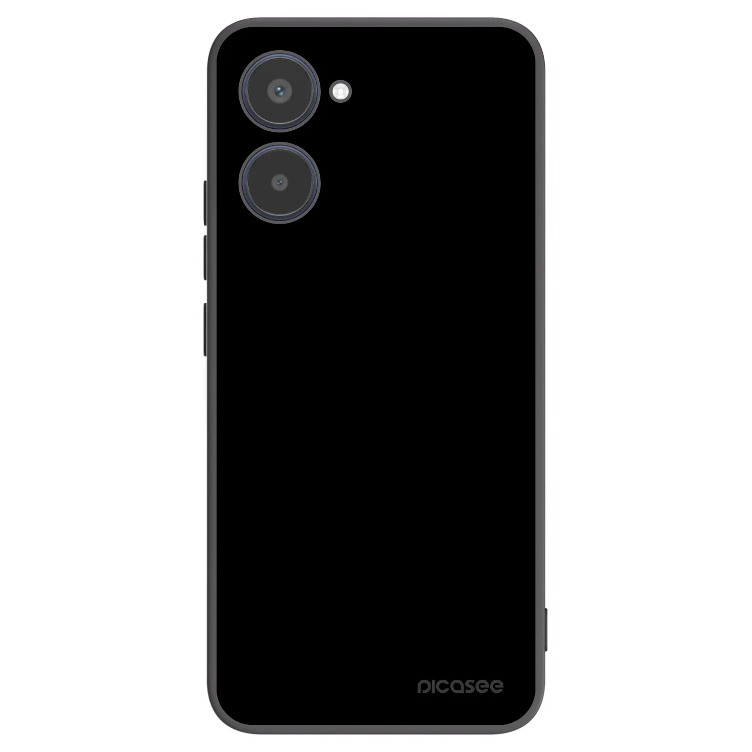 Picasee fekete szilikon tok az alábbi mobiltelefonokra Realme 10 4G - Black Bliss