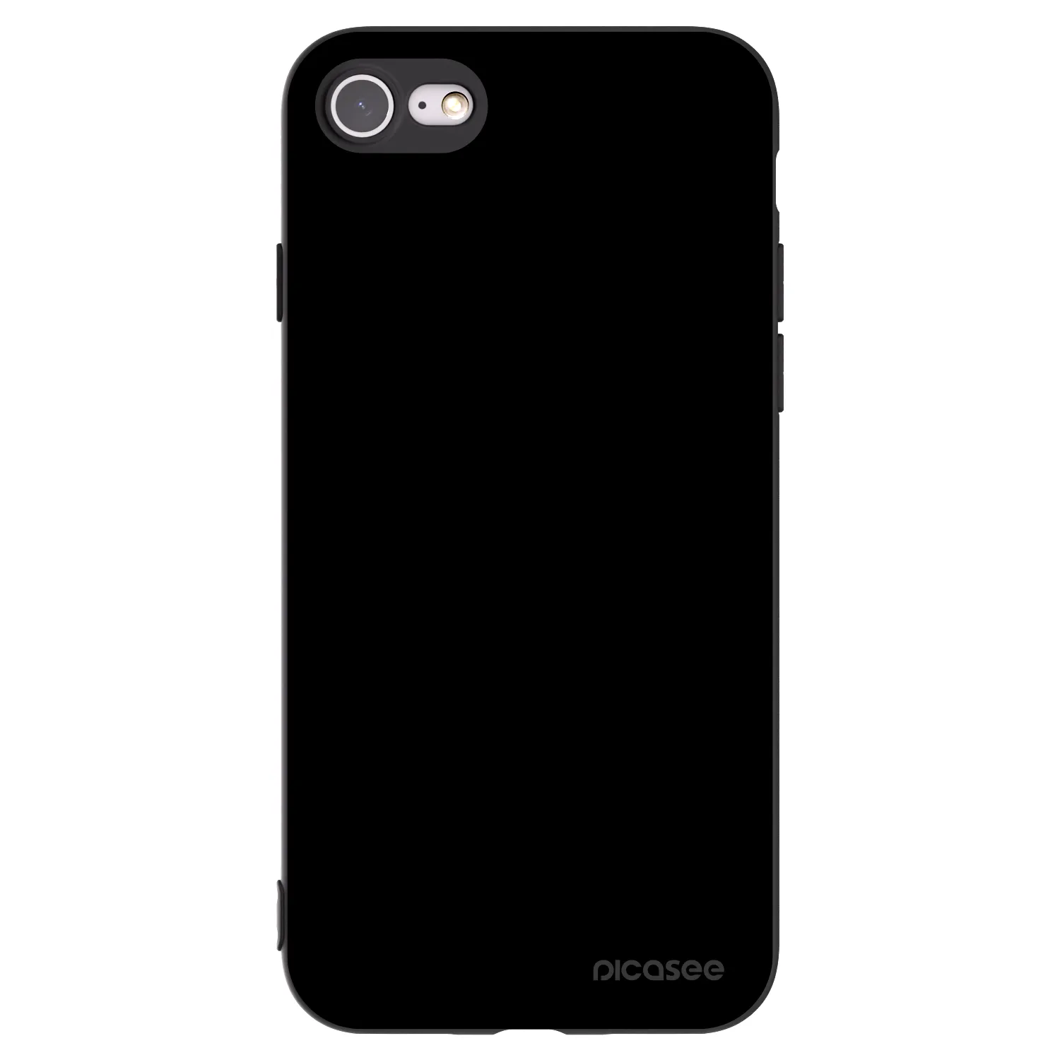 Picasee fekete szilikon tok az alábbi mobiltelefonokra Apple iPhone 7 - Black Bliss