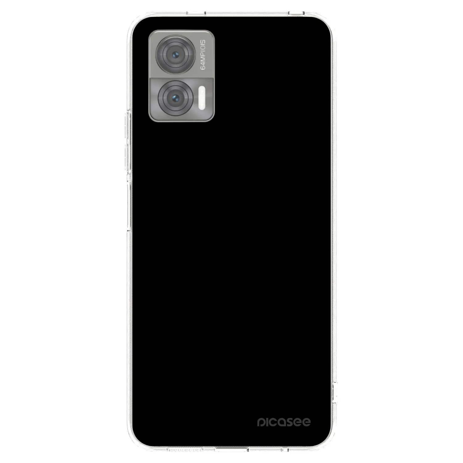 Picasee átlátszó szilikon tok az alábbi mobiltelefonokra Motorola Edge 30 Neo - Black Bliss