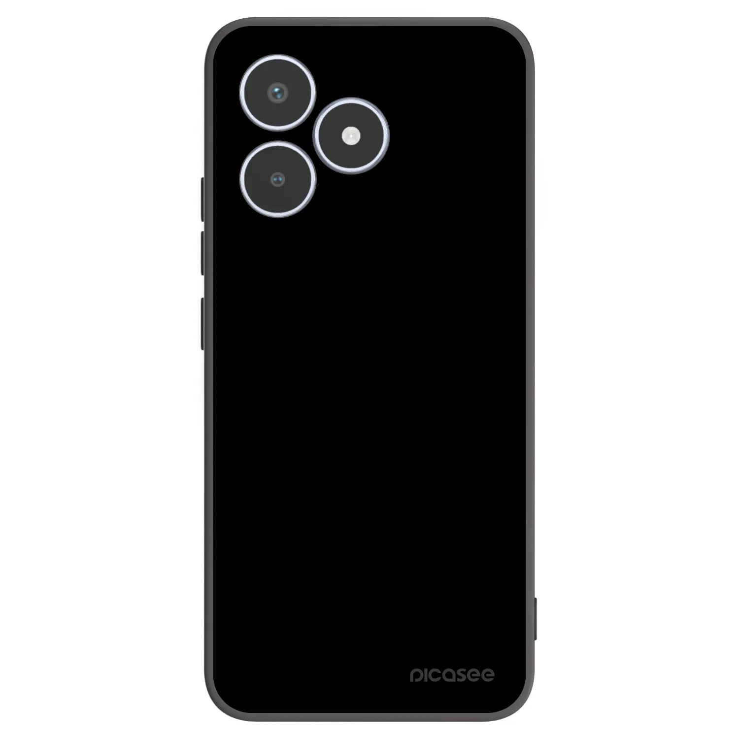 Picasee fekete szilikon tok az alábbi mobiltelefonokra Realme C53 - Black Bliss
