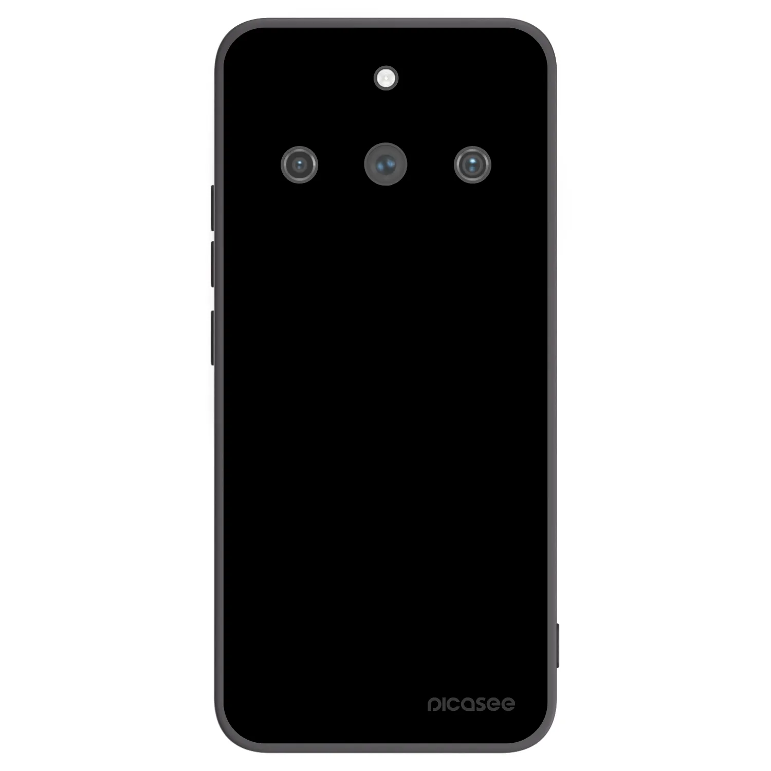 Picasee fekete szilikon tok az alábbi mobiltelefonokra Realme 11 Pro+ - Black Bliss