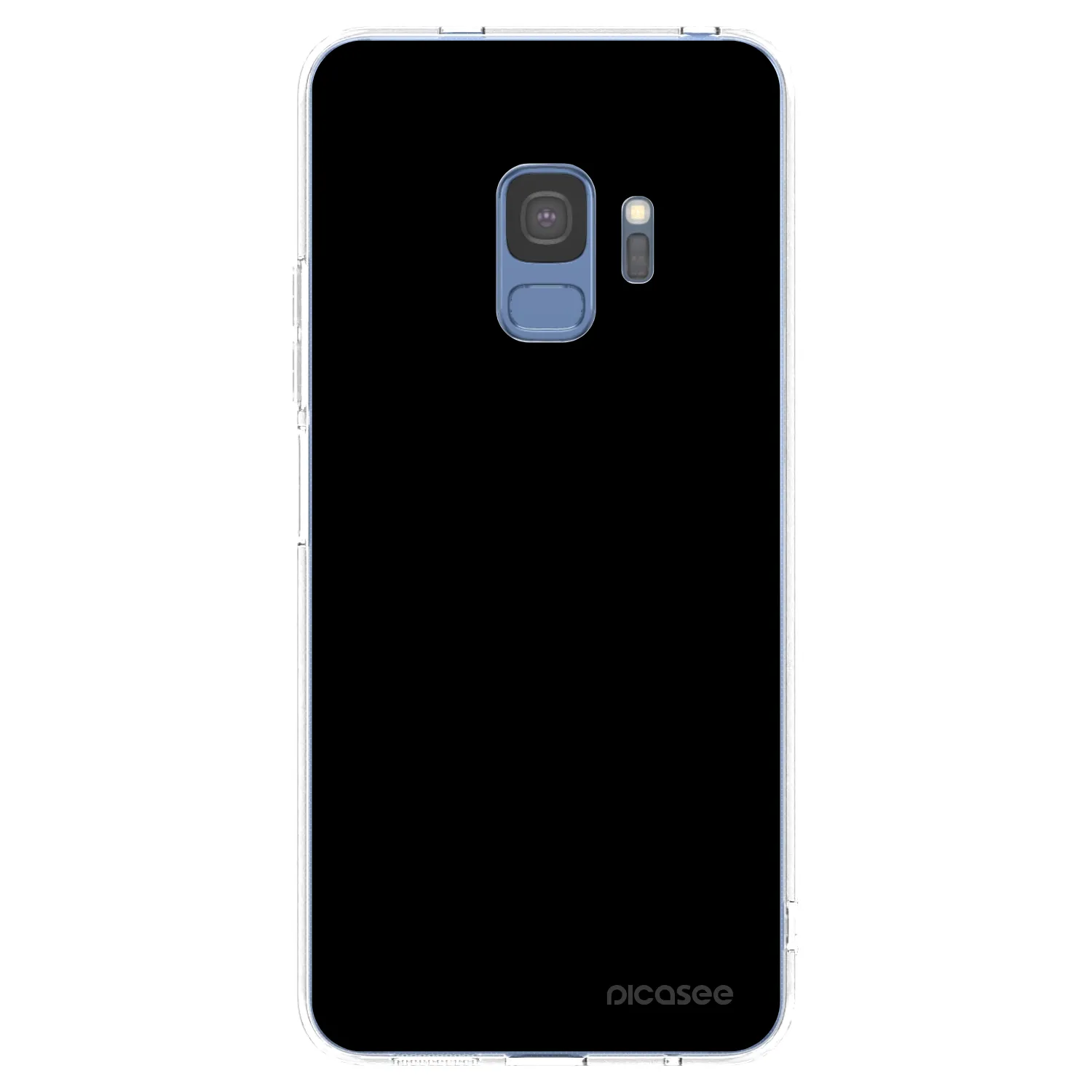 Picasee átlátszó szilikon tok az alábbi mobiltelefonokra Samsung Galaxy S9 G960F - Black Bliss