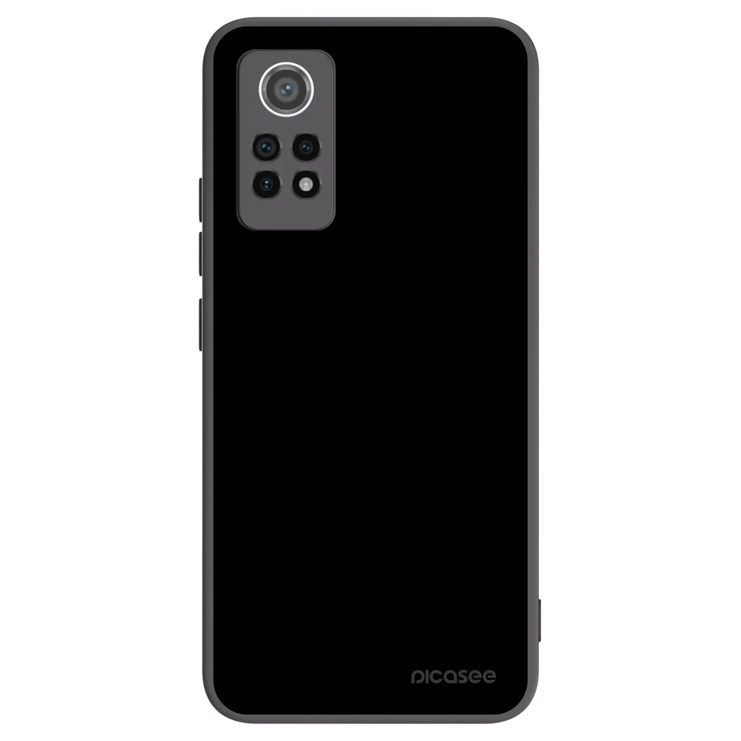 Picasee fekete szilikon tok az alábbi mobiltelefonokra Xiaomi Redmi Note 12 Pro 4G - Black Bliss