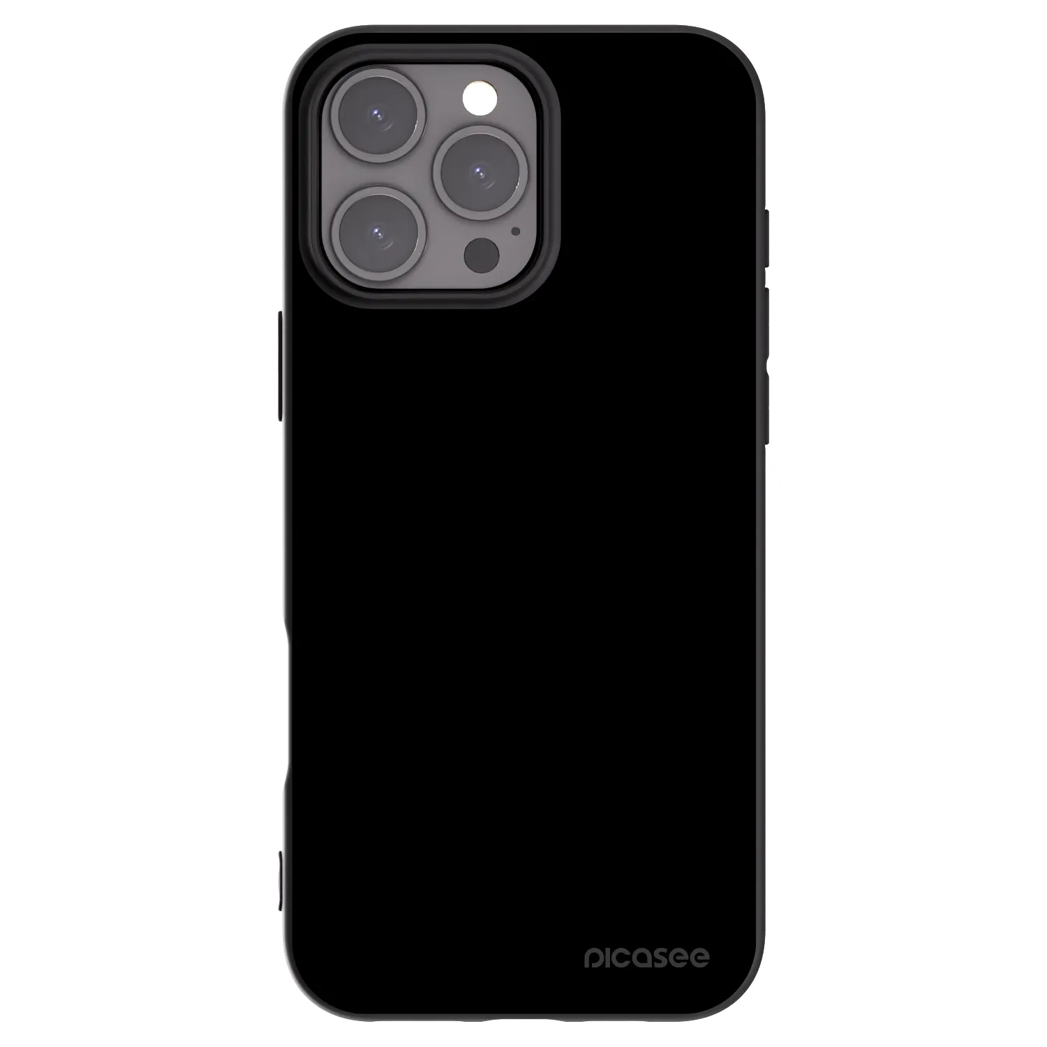 Picasee fekete szilikon tok az alábbi mobiltelefonokra Apple iPhone 16 Pro Max - Black Bliss