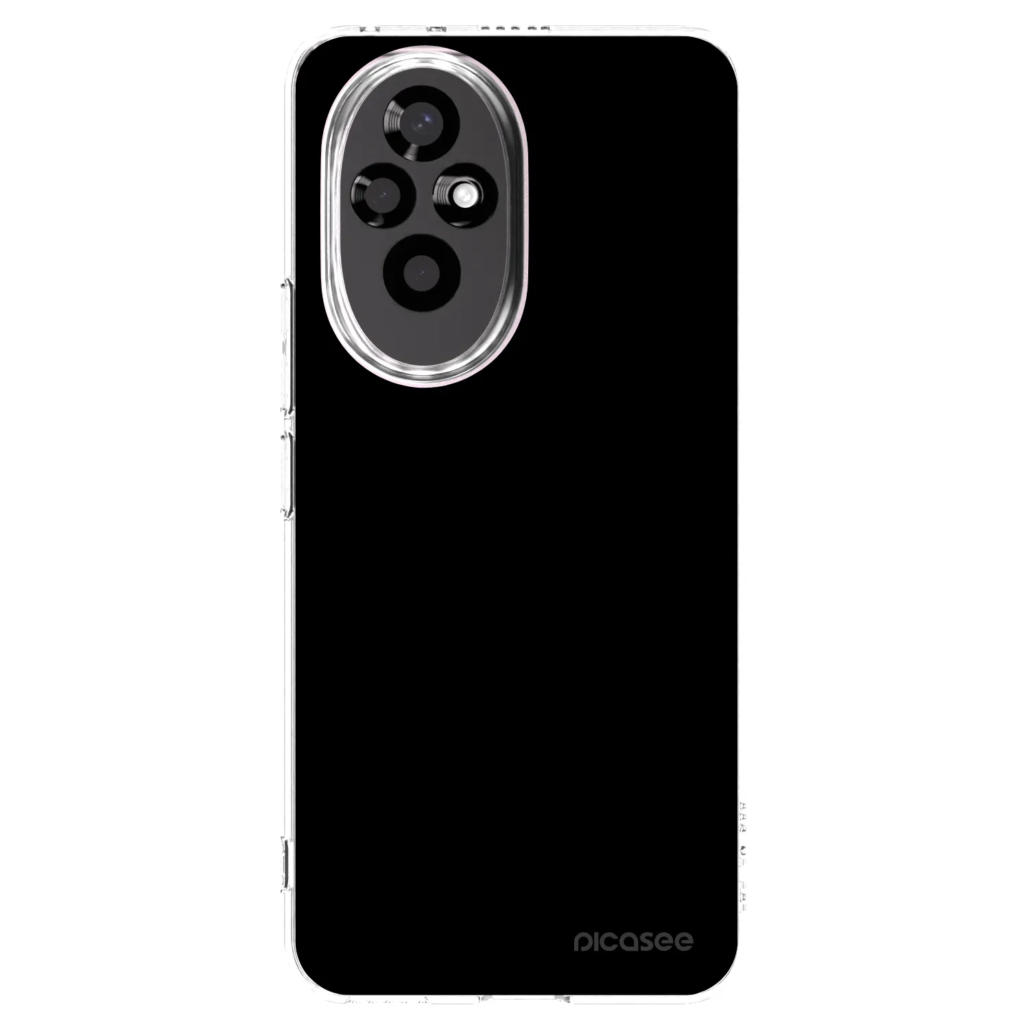 Picasee átlátszó szilikon tok az alábbi mobiltelefonokra Honor 200 Pro 5G - Black Bliss