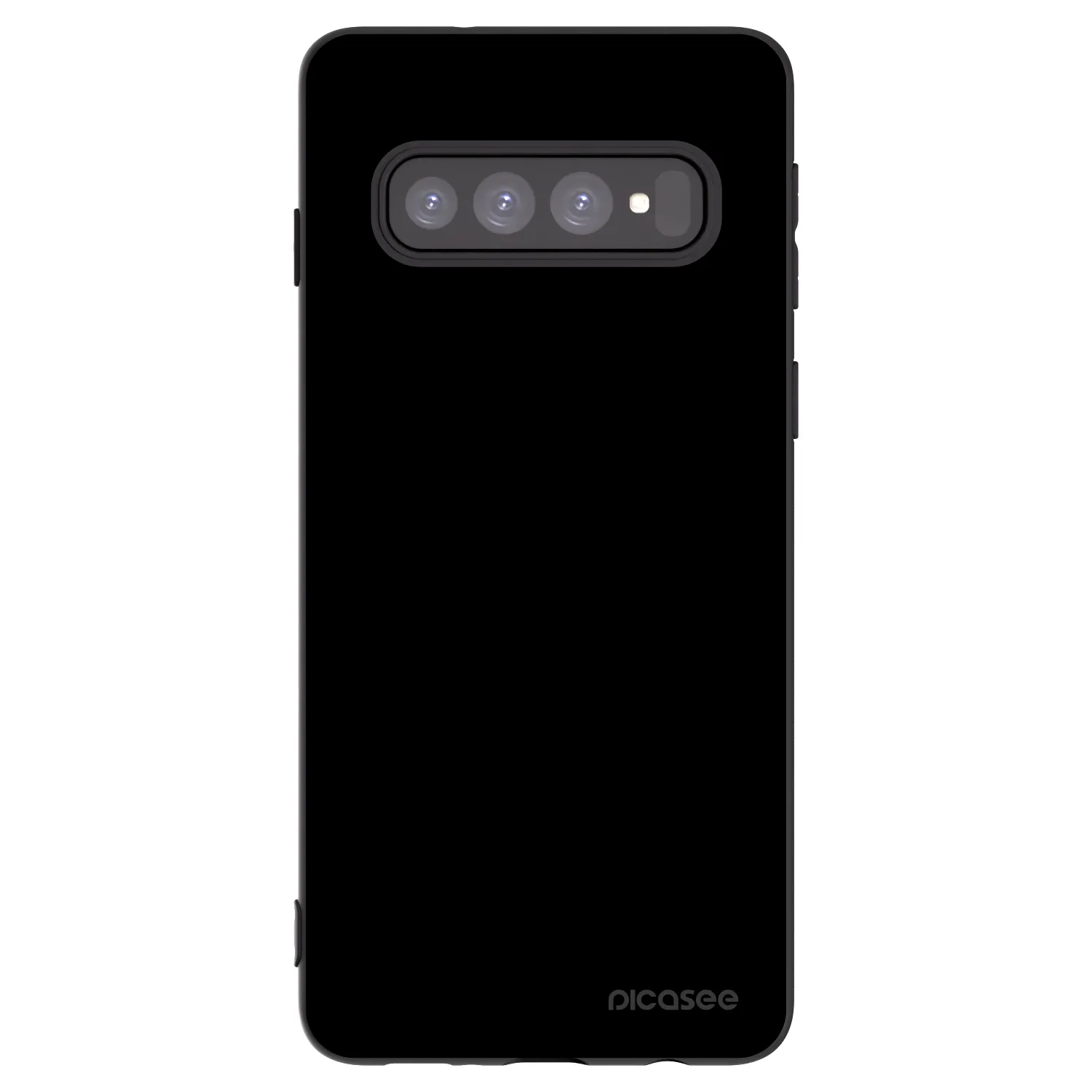 Picasee fekete szilikon tok az alábbi mobiltelefonokra Samsung Galaxy S10 G973 - Black Bliss