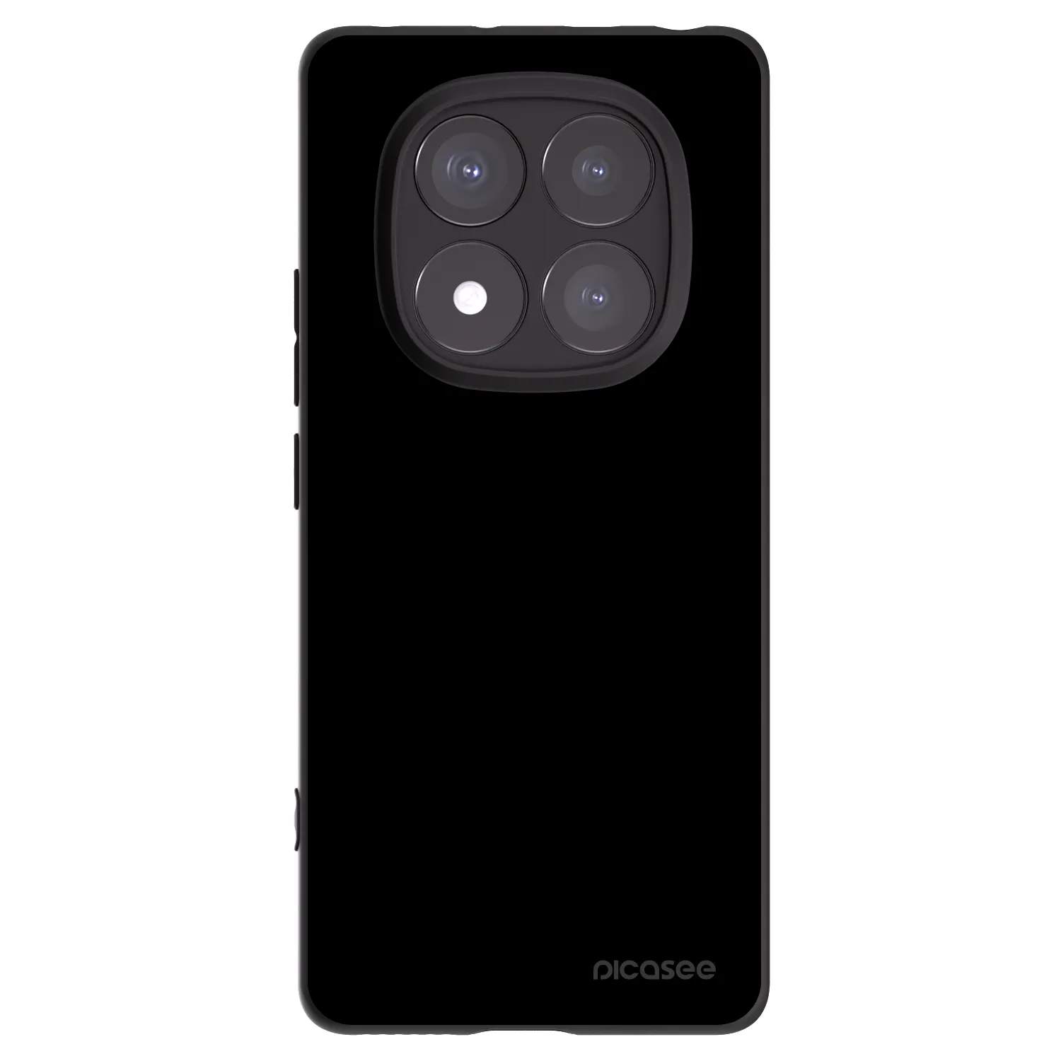 Picasee fekete szilikon tok az alábbi mobiltelefonokra Xiaomi Redmi Note 14 Pro 5G - Black Bliss