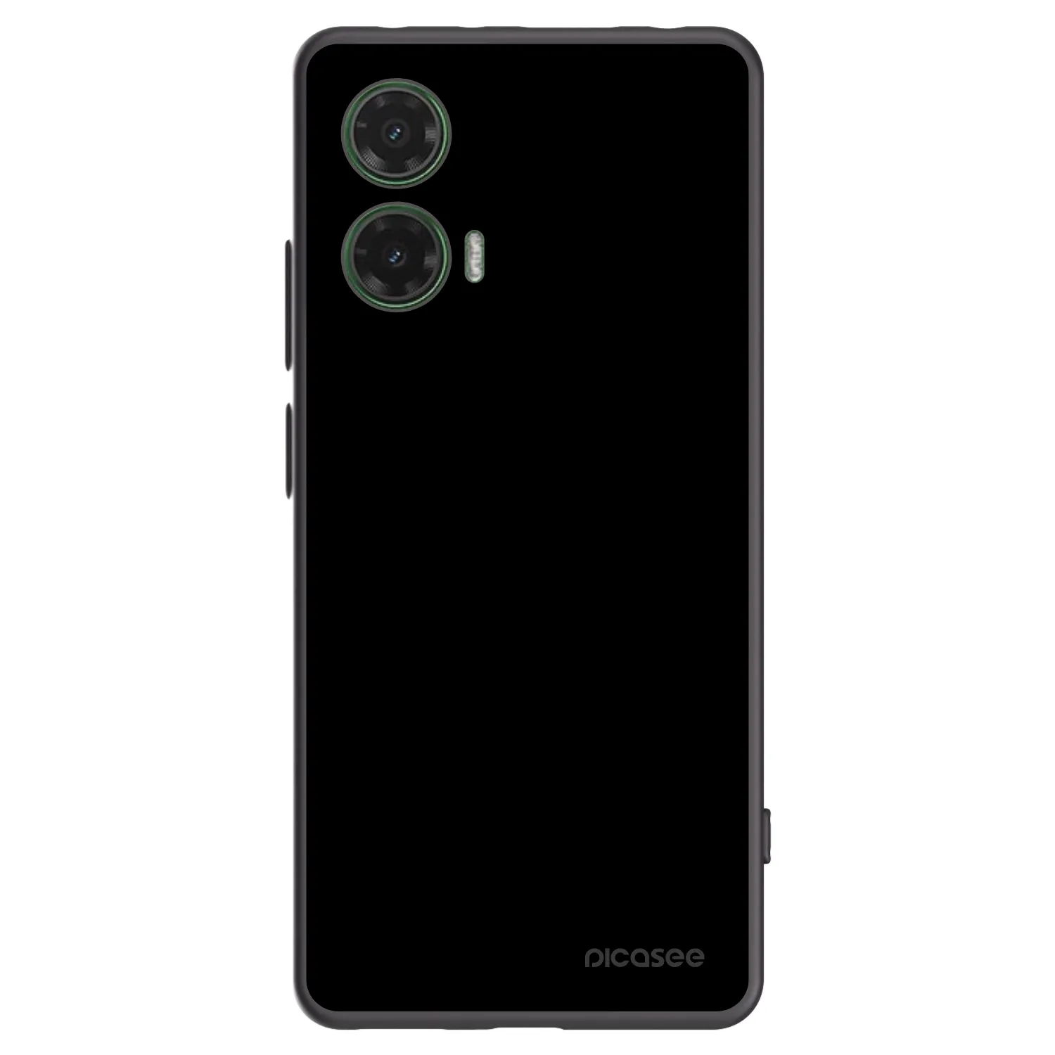 Picasee fekete szilikon tok az alábbi mobiltelefonokra Motorola Moto G35 5G - Black Bliss