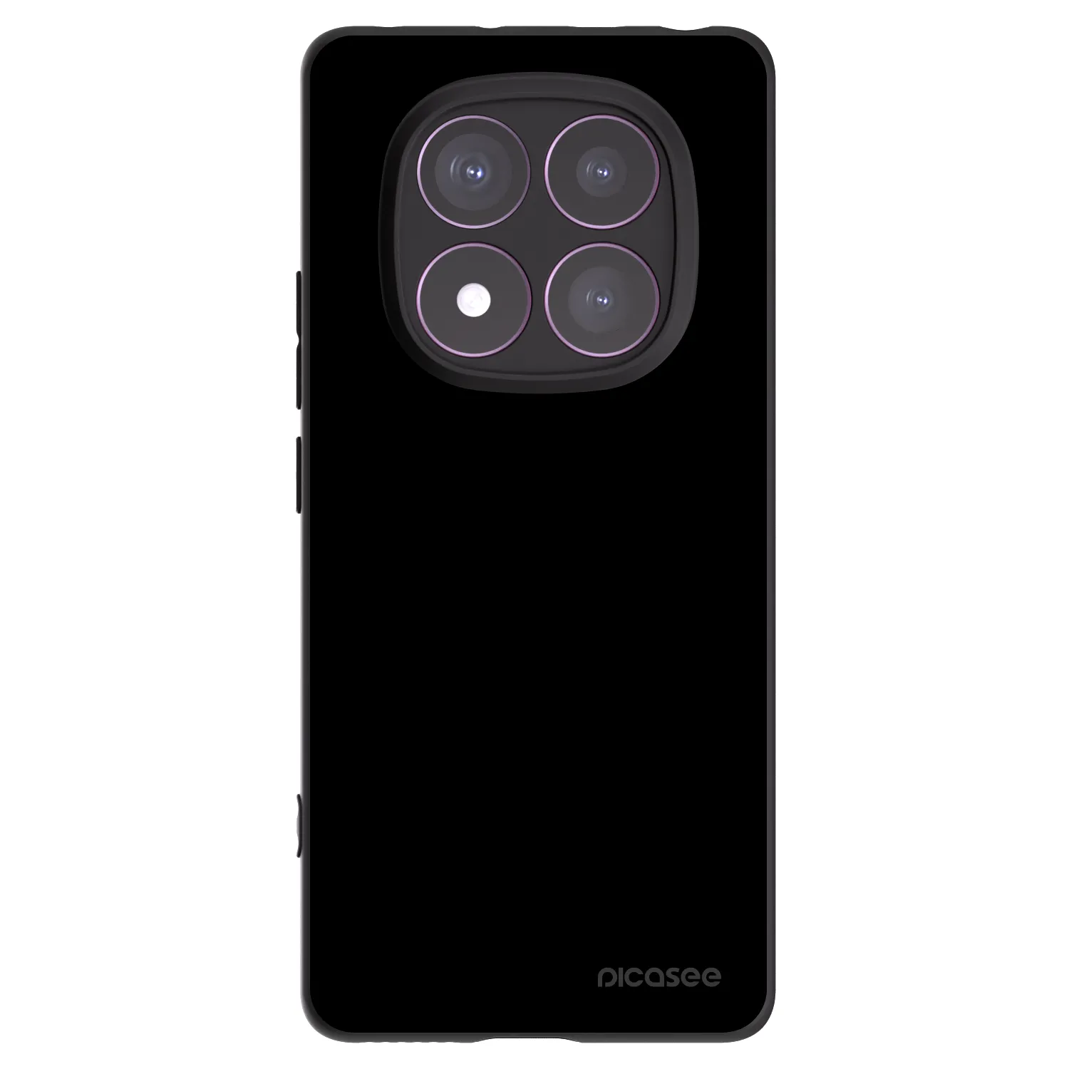 Picasee fekete szilikon tok az alábbi mobiltelefonokra Xiaomi Redmi Note 14 Pro 4G - Black Bliss