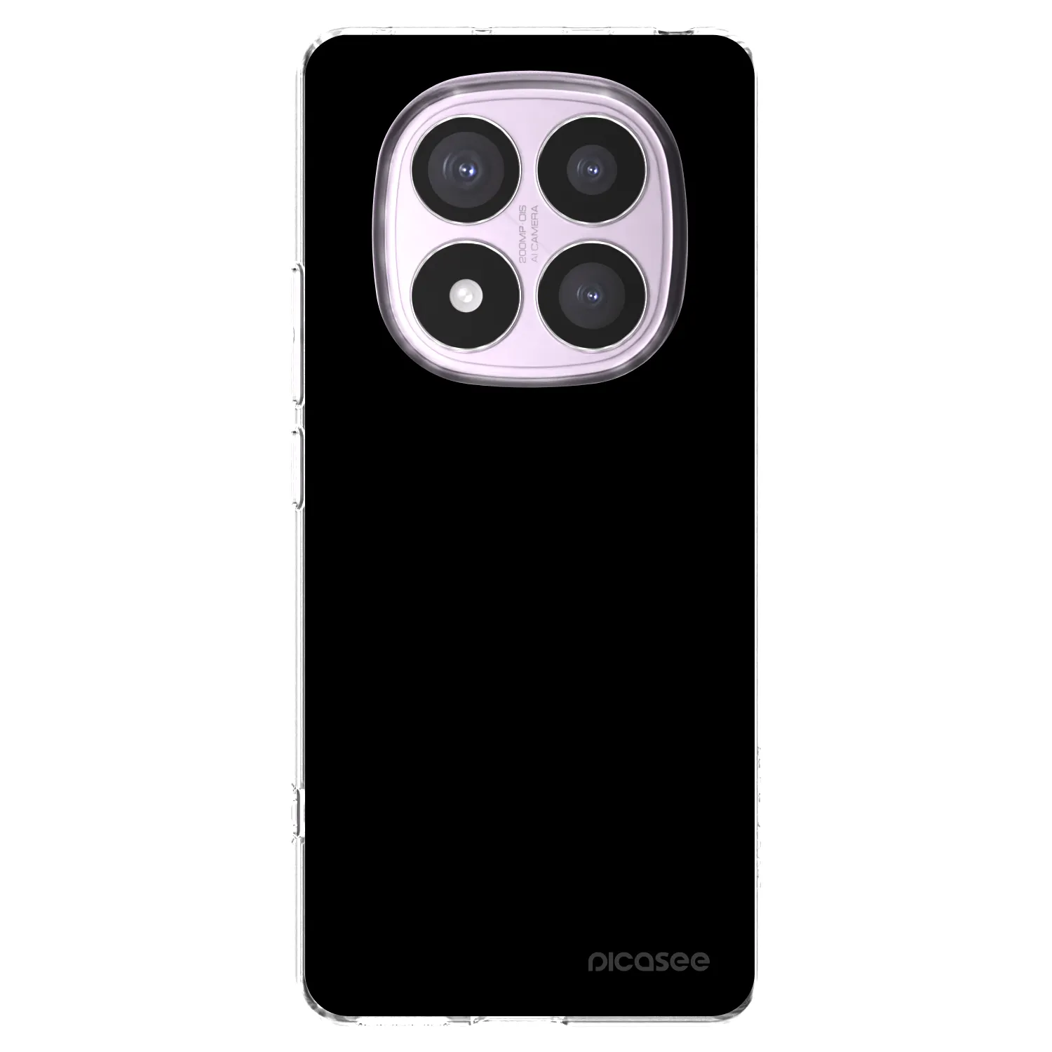 Picasee átlátszó szilikon tok az alábbi mobiltelefonokra Xiaomi Redmi Note 14 Pro 4G - Black Bliss