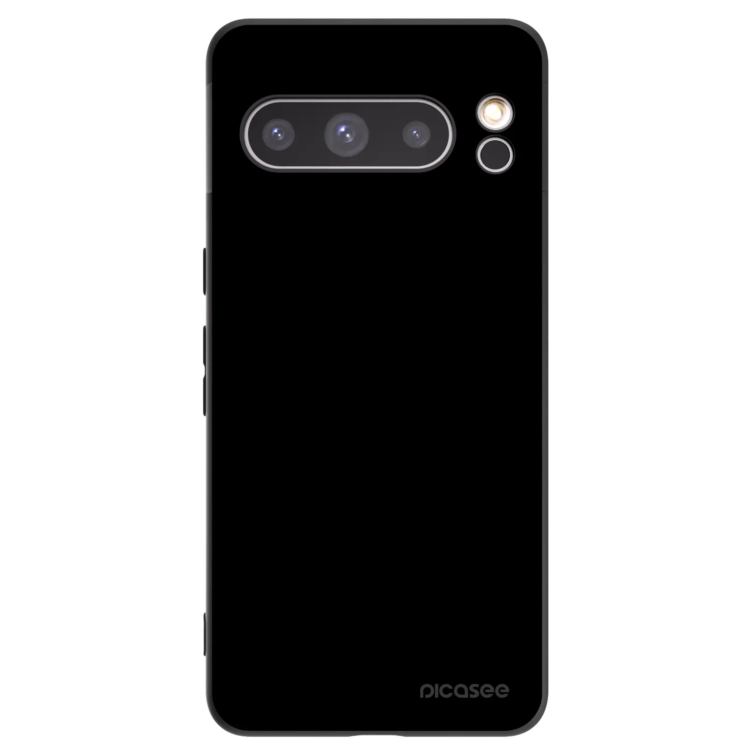 Picasee fekete szilikon tok az alábbi mobiltelefonokra Google Pixel 8 Pro - Black Bliss