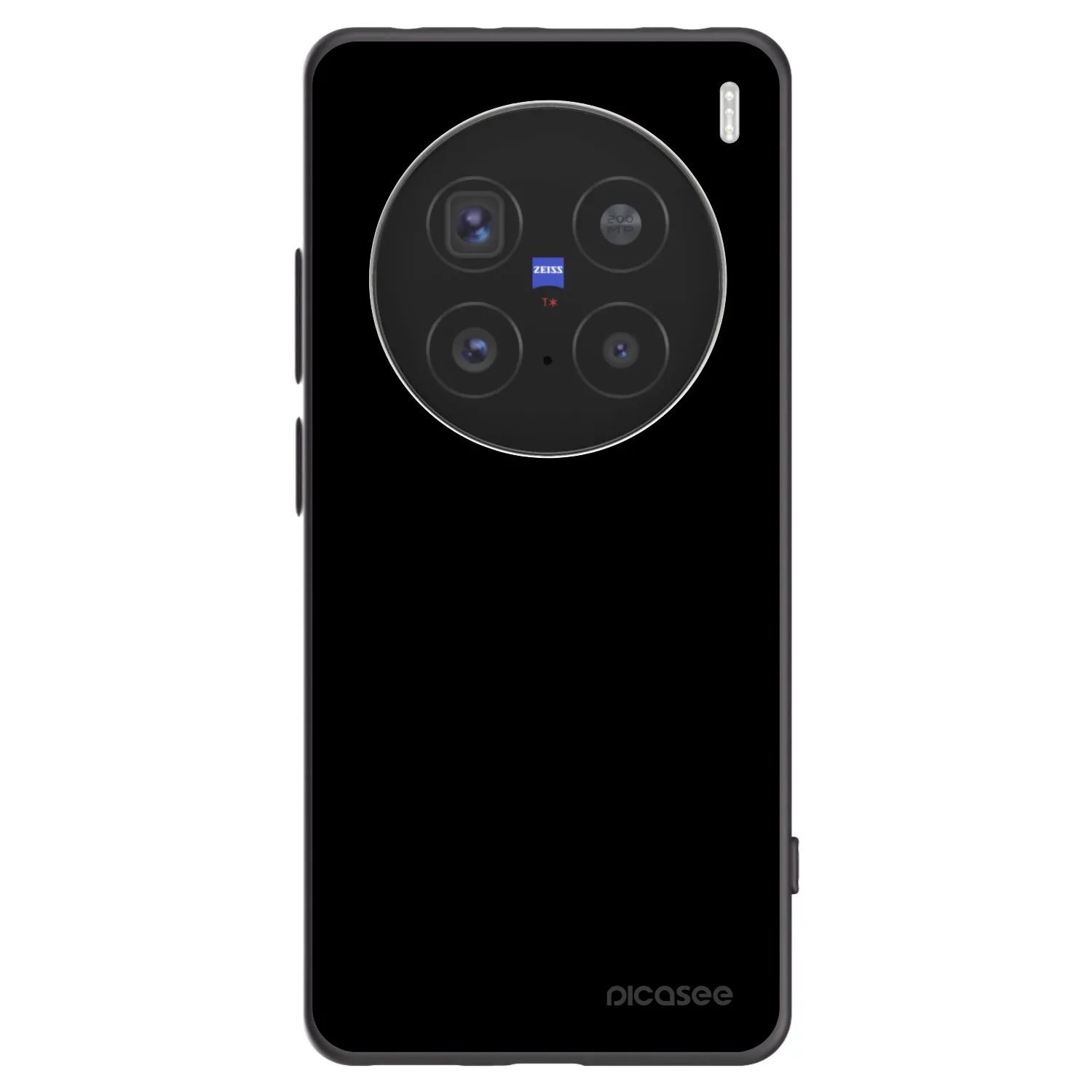 Picasee fekete szilikon tok az alábbi mobiltelefonokra Vivo X200 Pro - Black Bliss