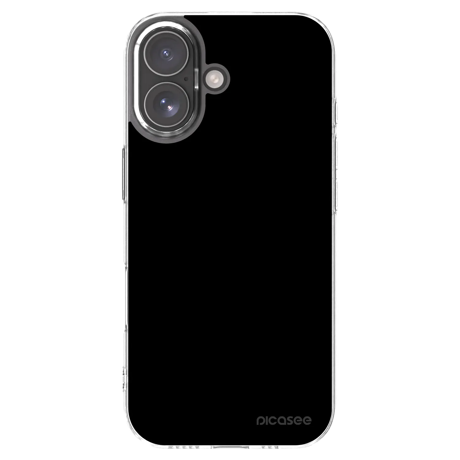Picasee átlátszó szilikon tok az alábbi mobiltelefonokra Apple iPhone 17 - Black Bliss