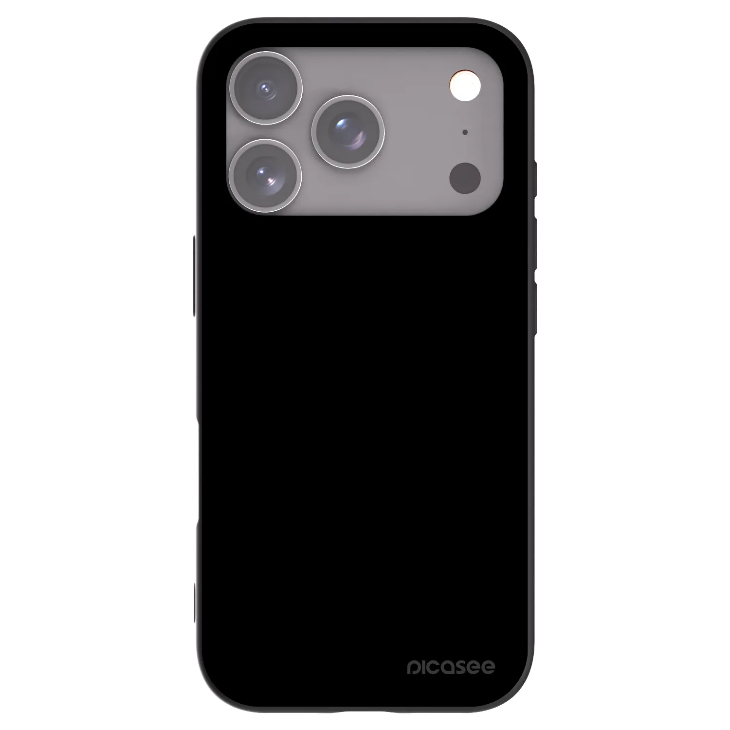 Picasee fekete szilikon tok az alábbi mobiltelefonokra Apple iPhone 17 Pro - Black Bliss