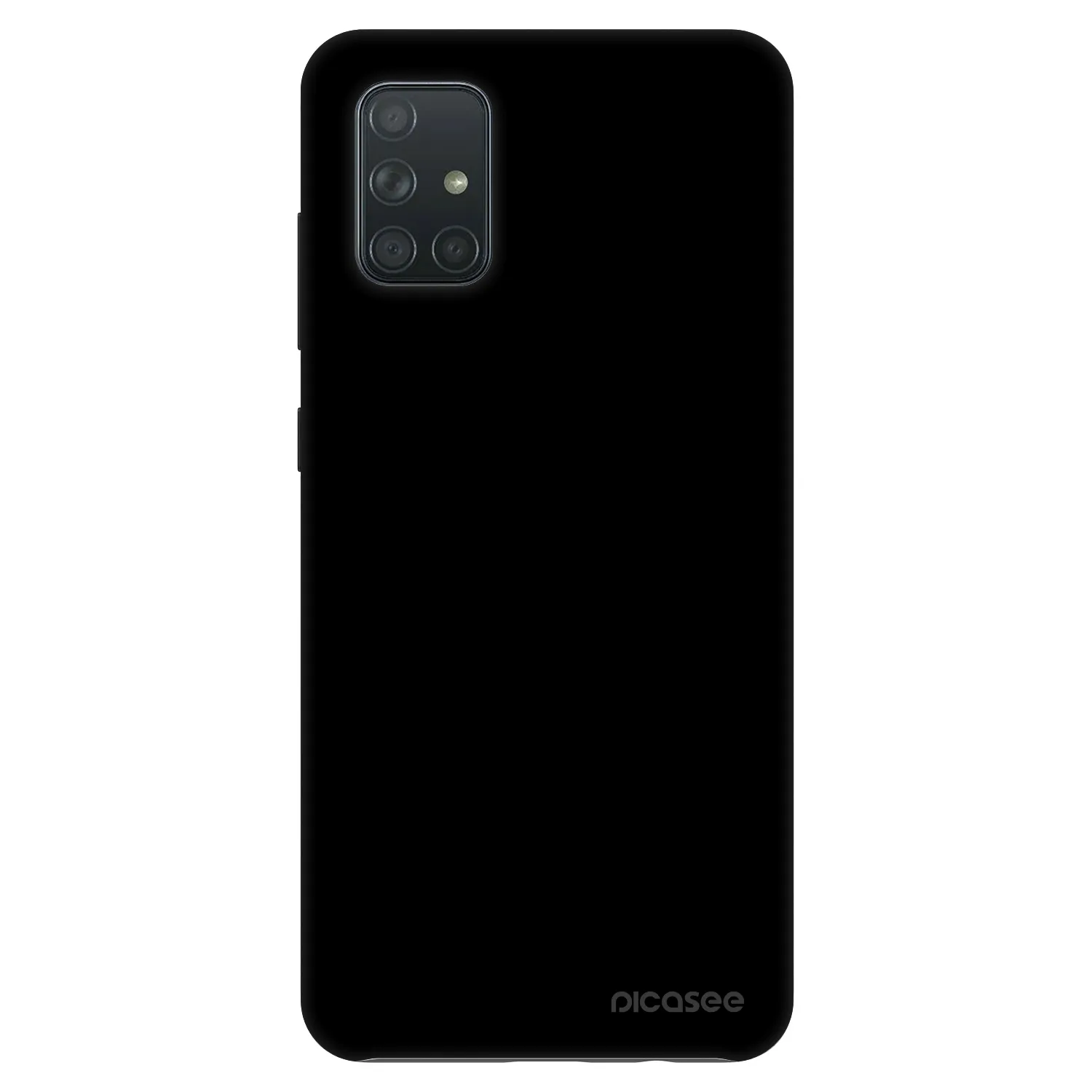 Picasee Fashion Case Samsung Galaxy A71 A715F - Black Bliss