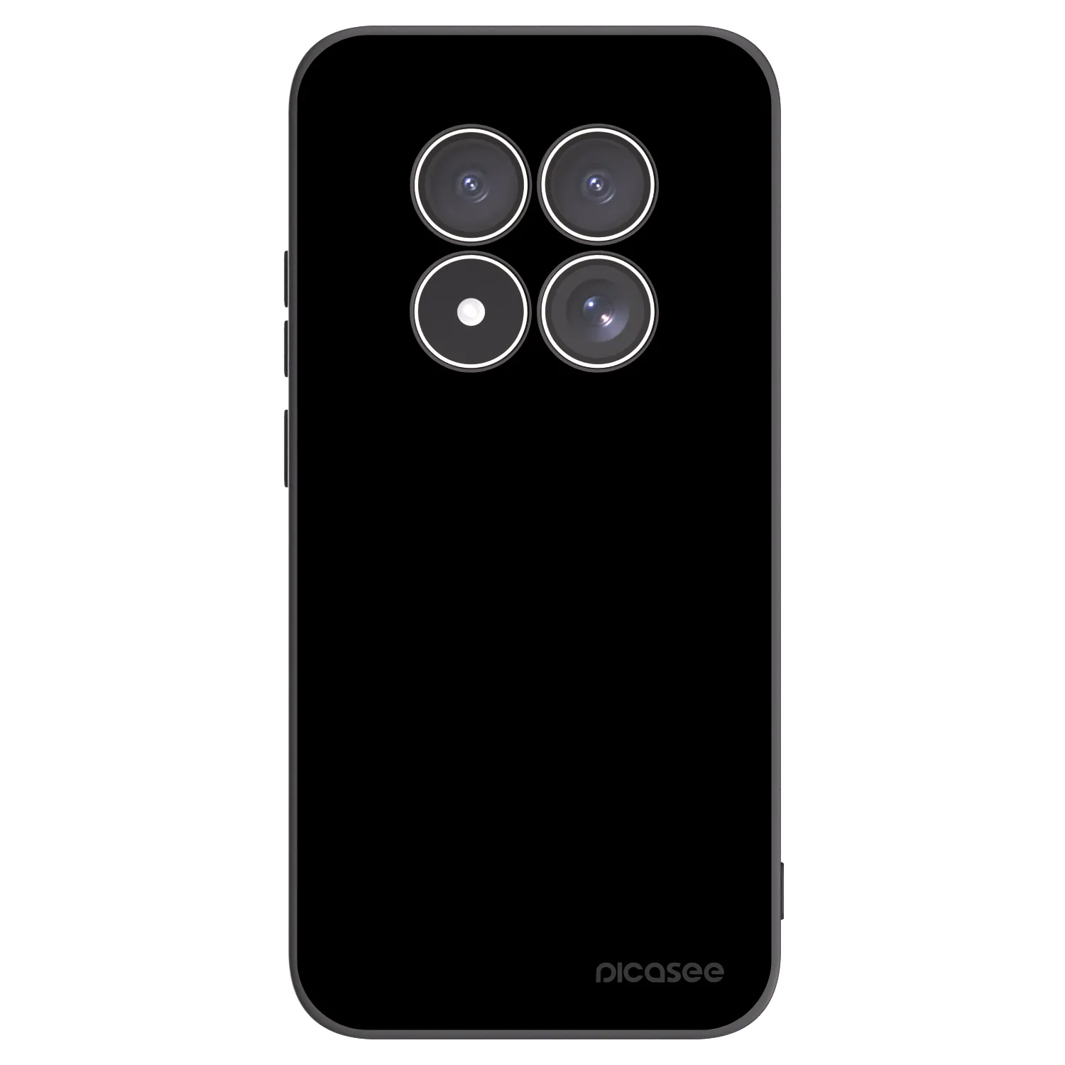 Picasee fekete szilikon tok az alábbi mobiltelefonokra Xiaomi Redmi Note 15 Pro 4G - Black Bliss